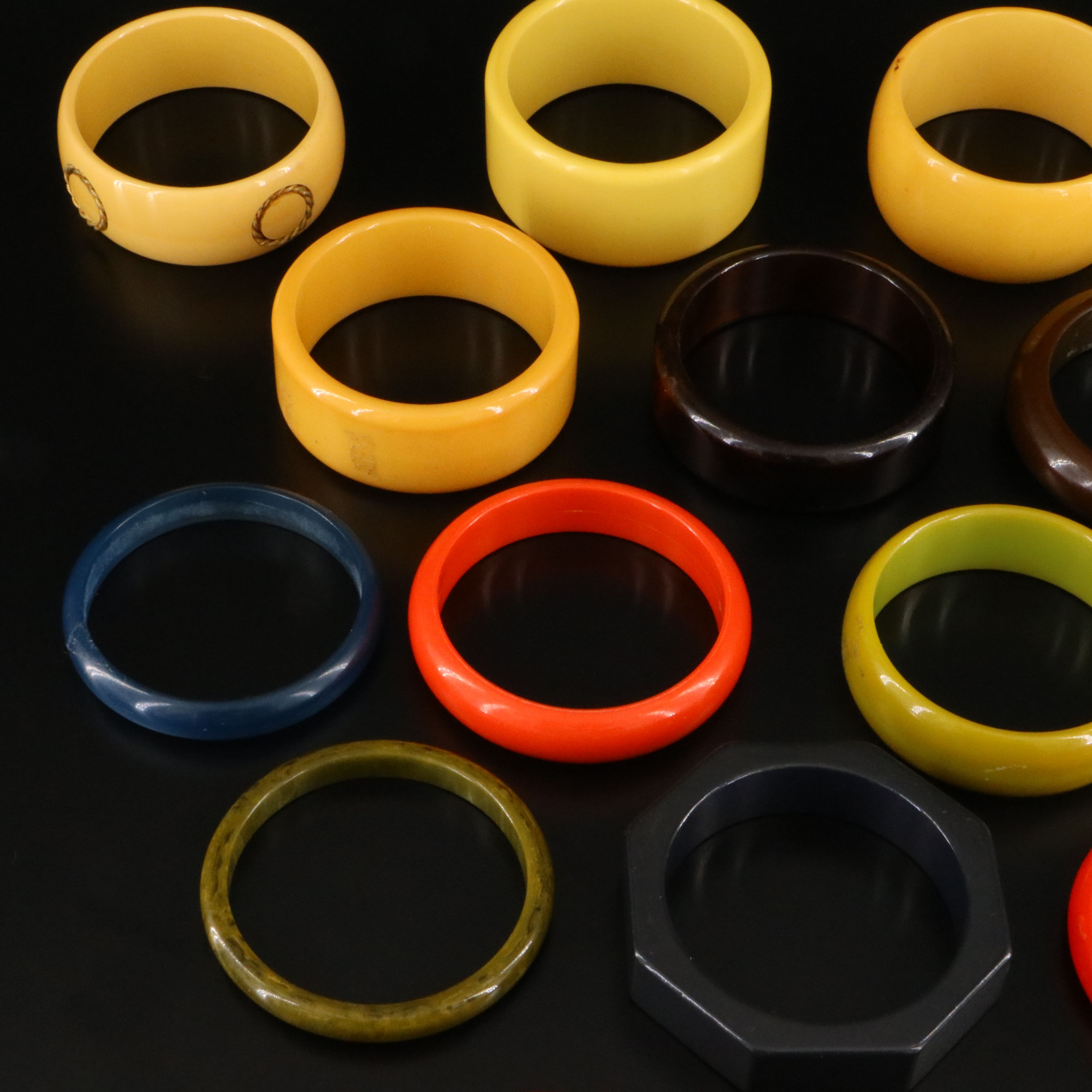 Bakelite Featured in Bangle Collection