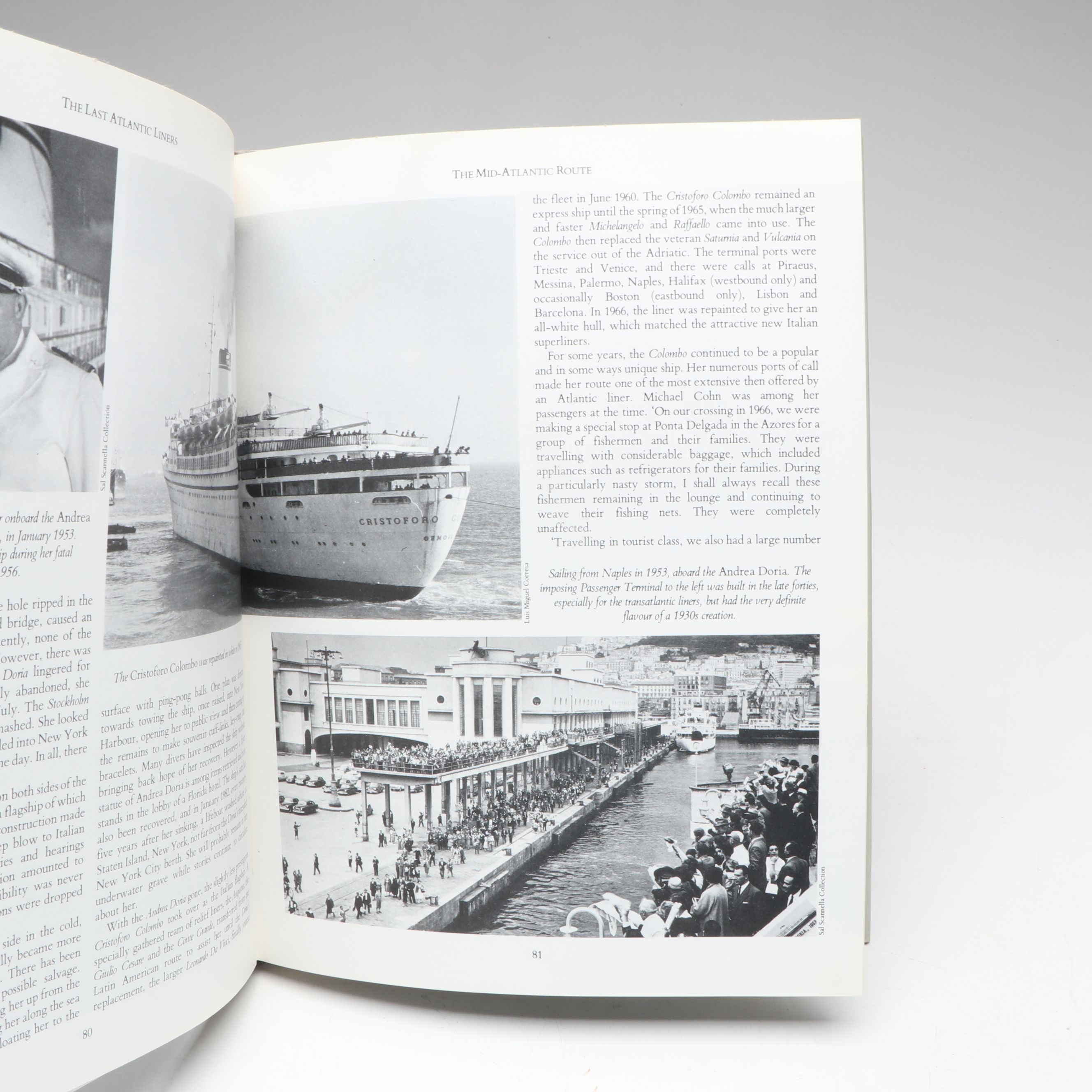 First American Edition "The Last Atlantic Liners" by William H. Miller and More