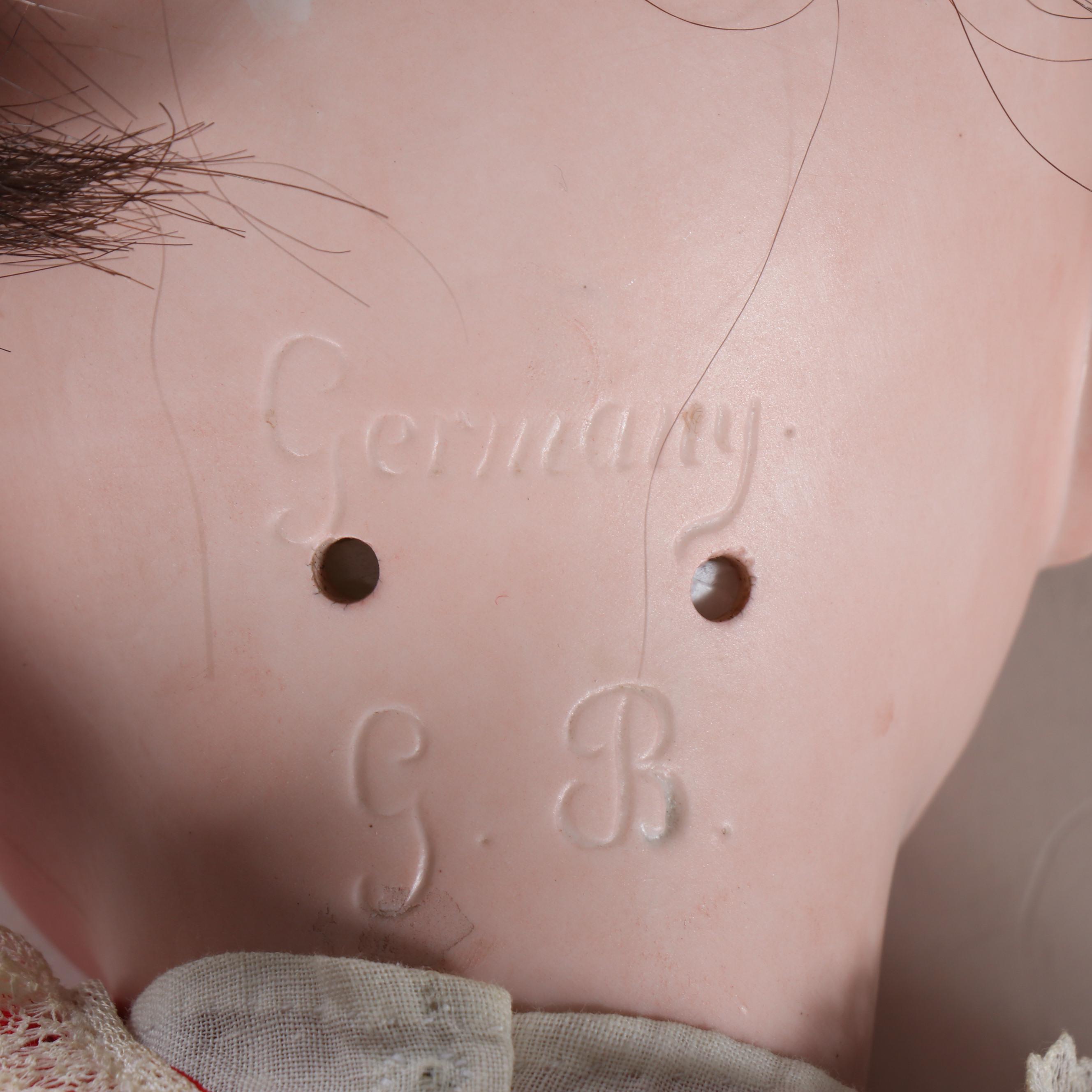 George Borgfeldt & Co. Open Mouth Bisque Head Child Doll with Composition Body