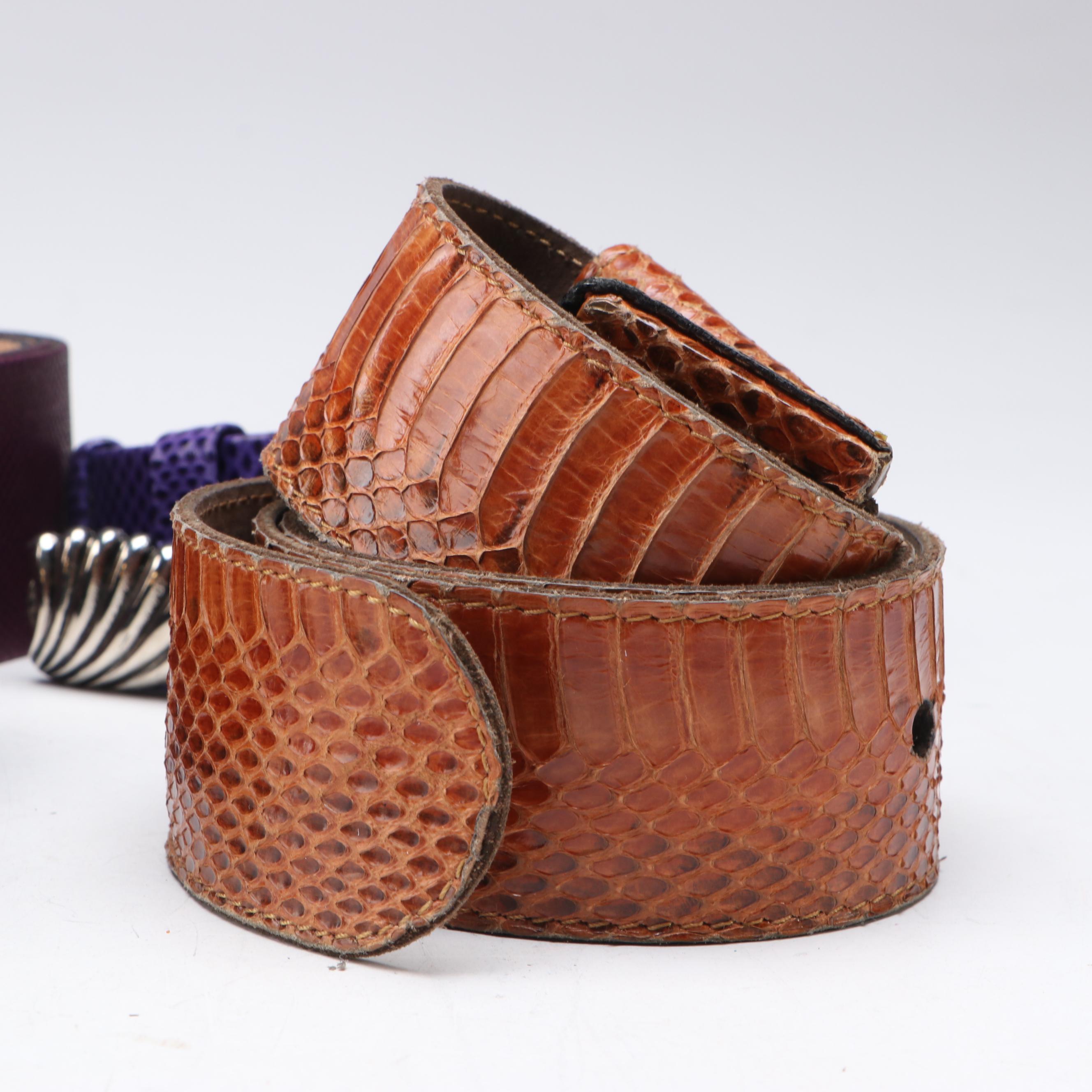 Christian Lacroix, Ben King Original, Carlo Fiori, and Other Belts