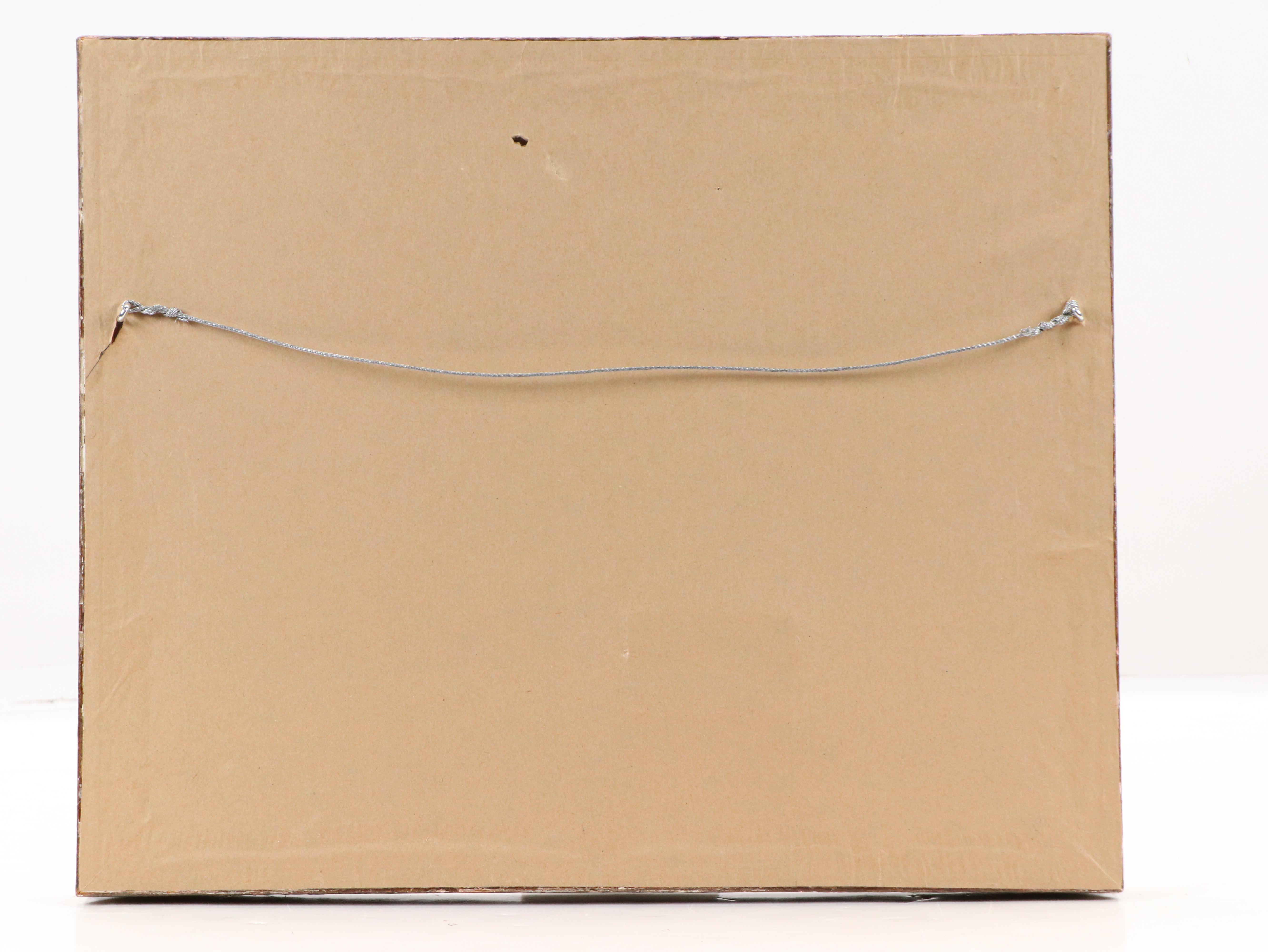 European School Interior Genre Oil Painting, 19th Century