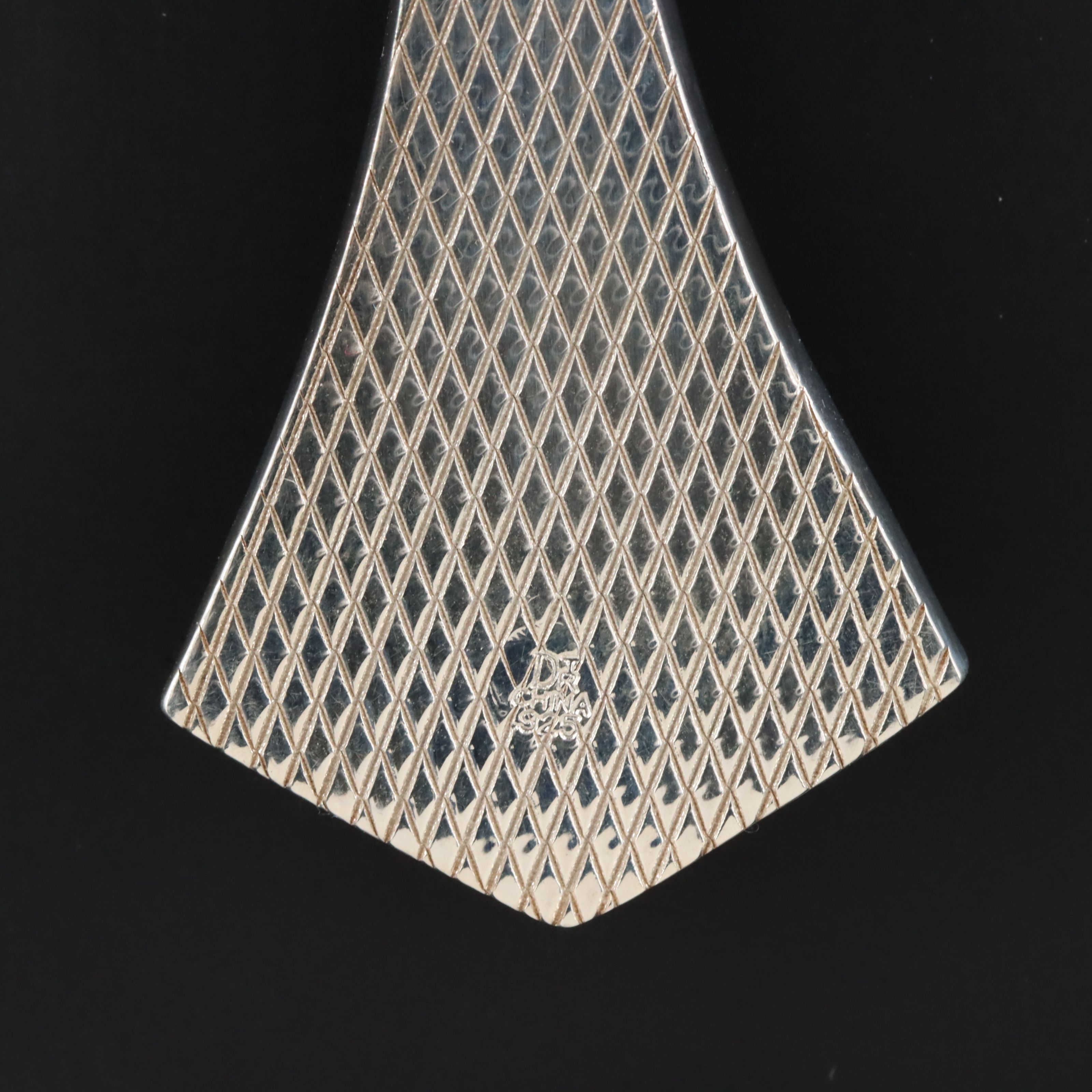 Desert Rose Trading Sterling Turquoise and CZ Pendant