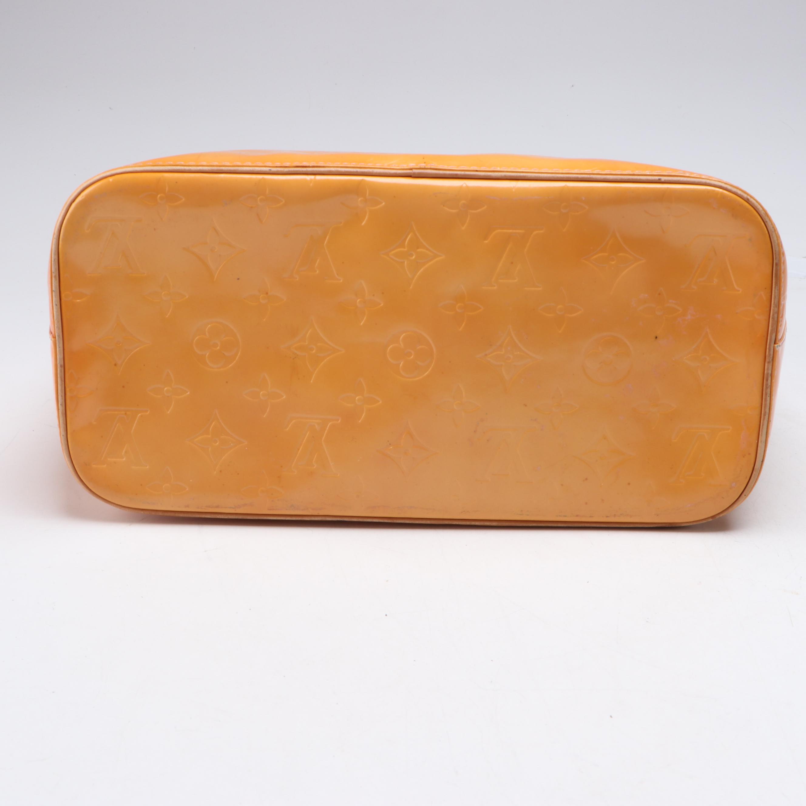 Louis Vuitton Houston Shoulder Bag in Mango/Dark Yellow Monogram Vernis