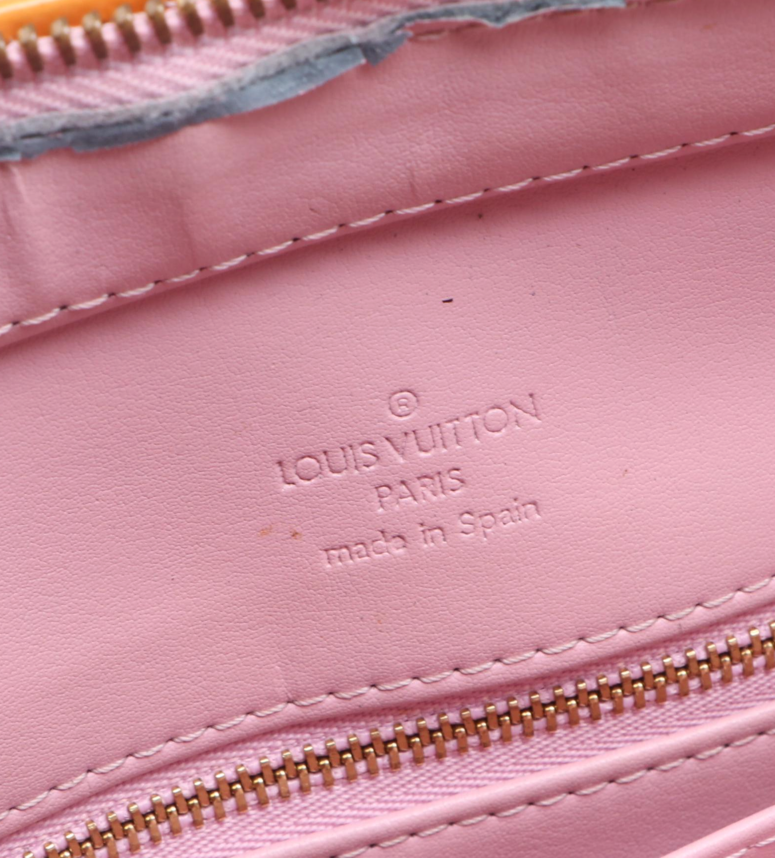 Louis Vuitton Houston Shoulder Bag in Mango/Dark Yellow Monogram Vernis