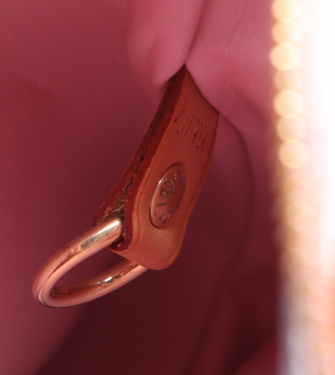 Louis Vuitton Houston Shoulder Bag in Mango/Dark Yellow Monogram Vernis