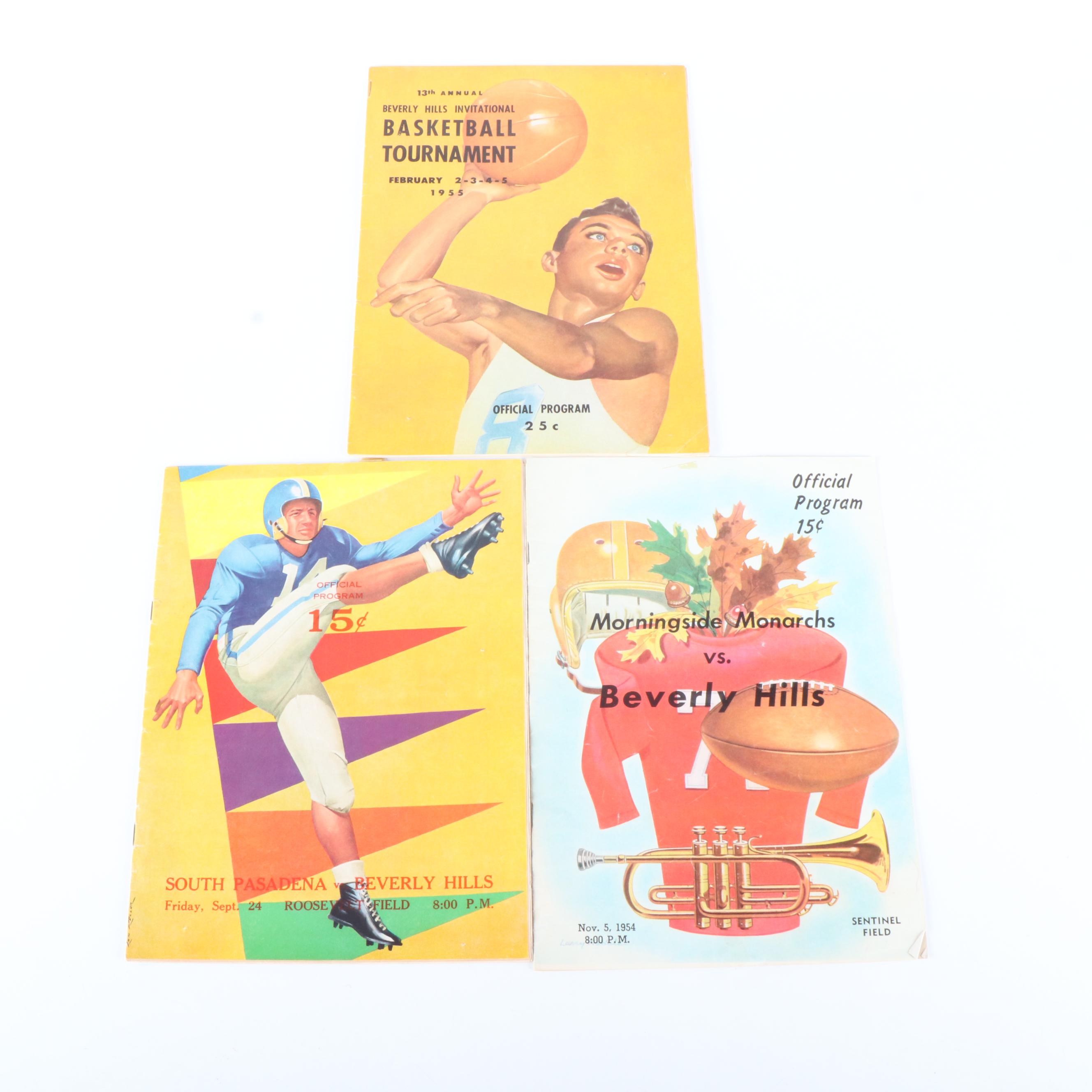 Beverly Hills High School Football and Basketball Programs, 1950s