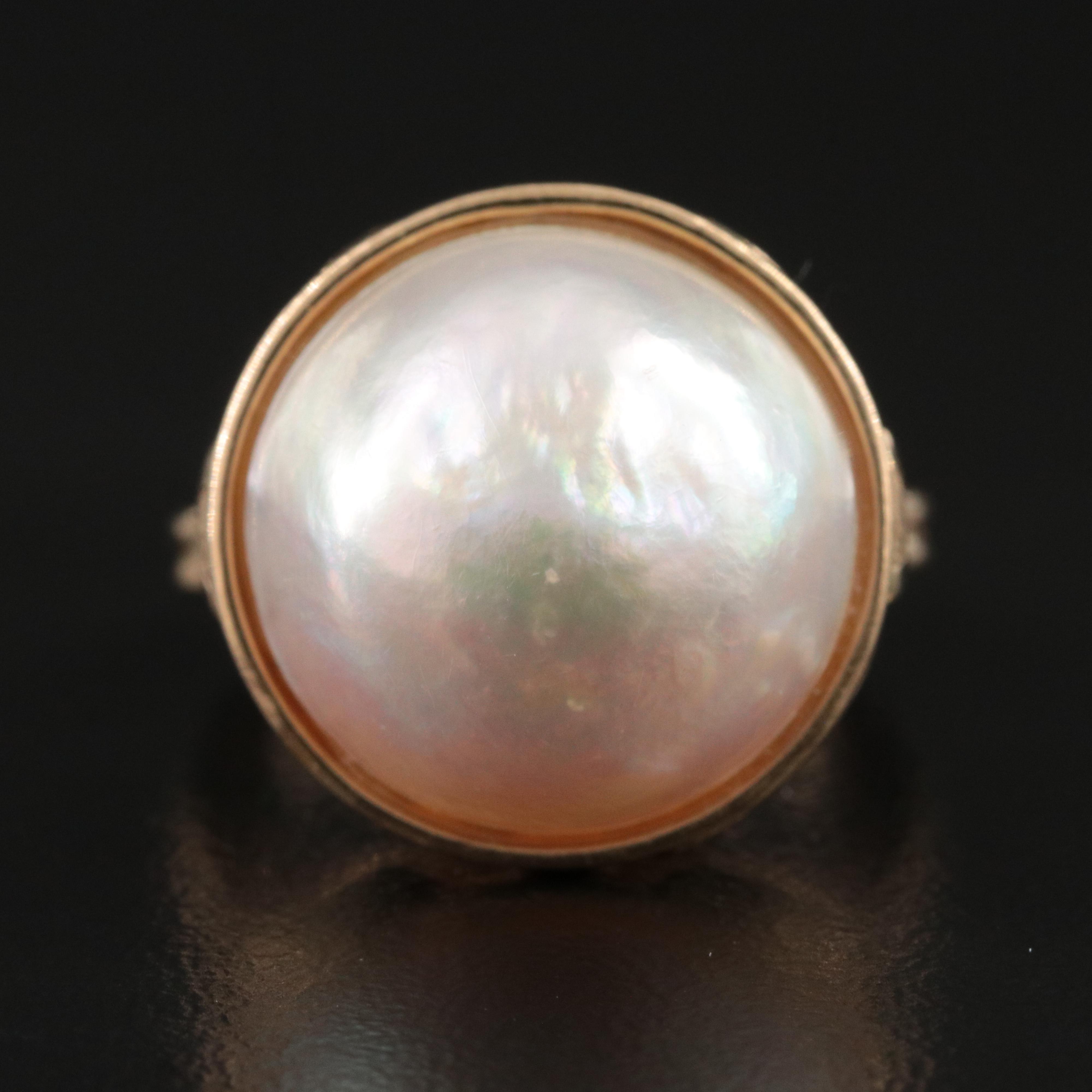 14K Pearl Ring
