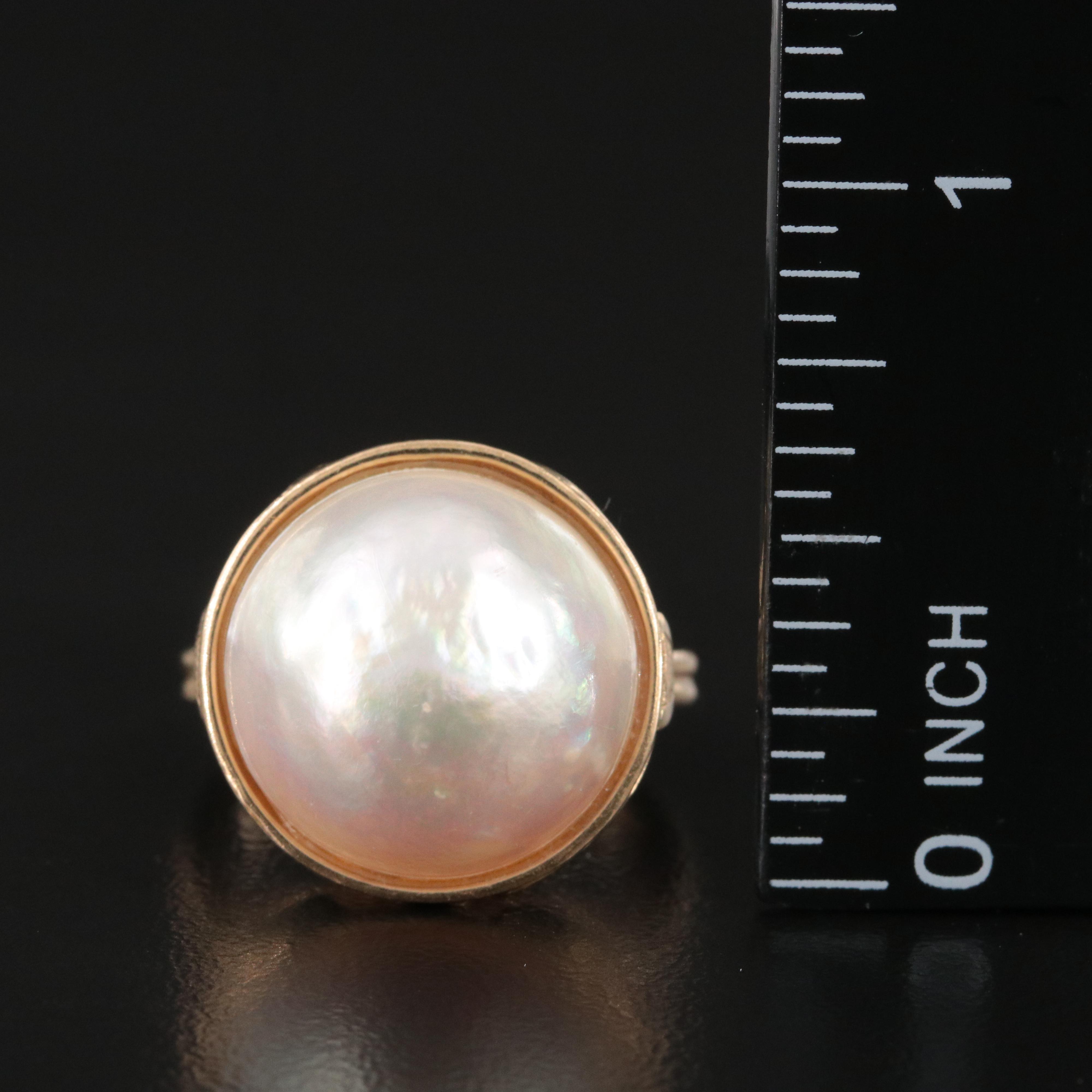 14K Pearl Ring