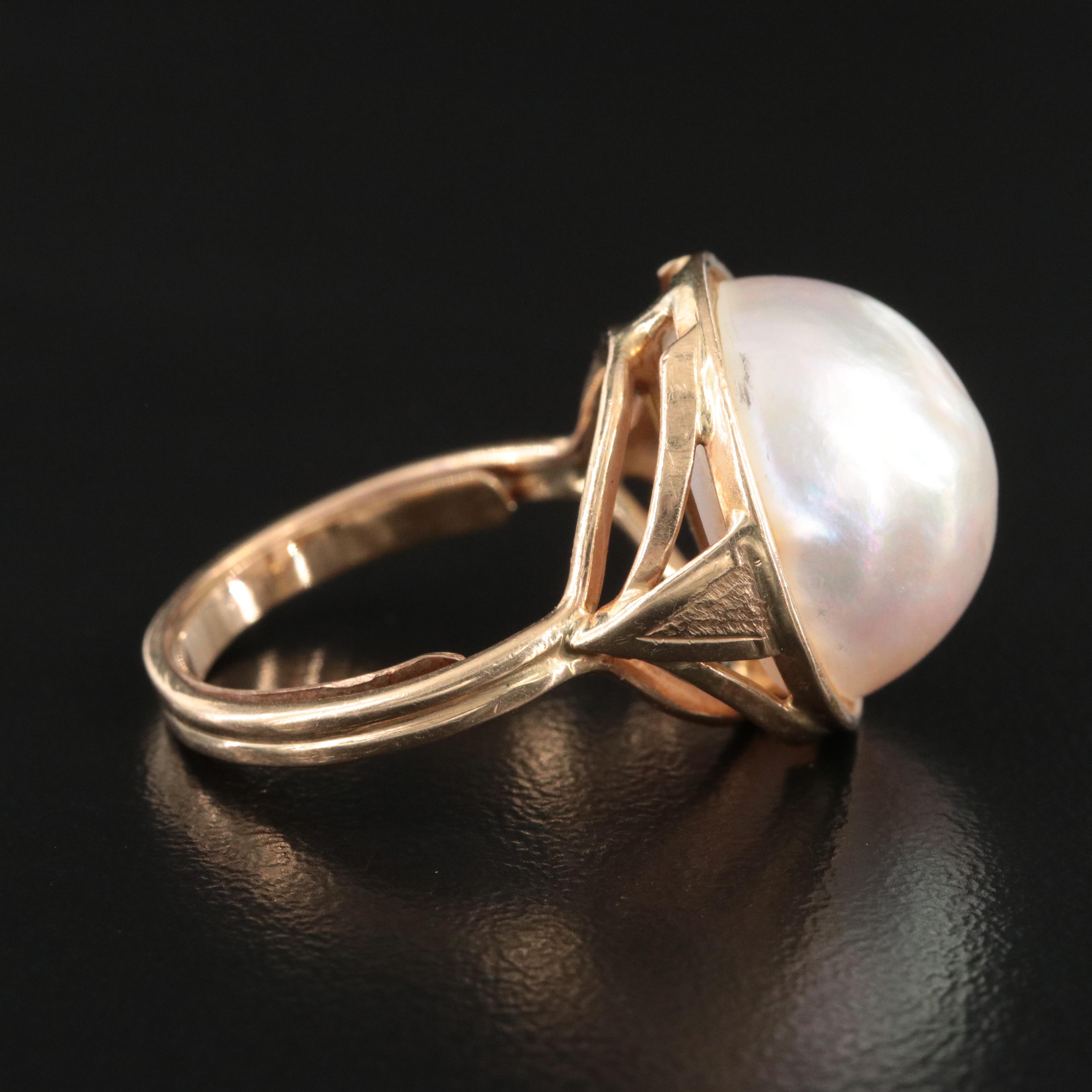 14K Pearl Ring