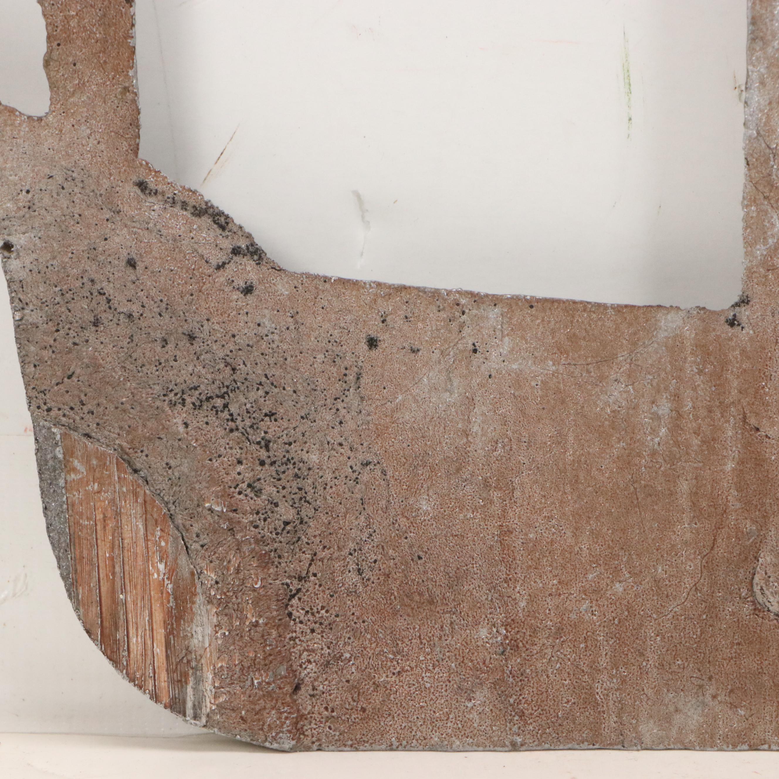 Metal Relief Sculpture of Steamboat Silhouette, Late 20th Century