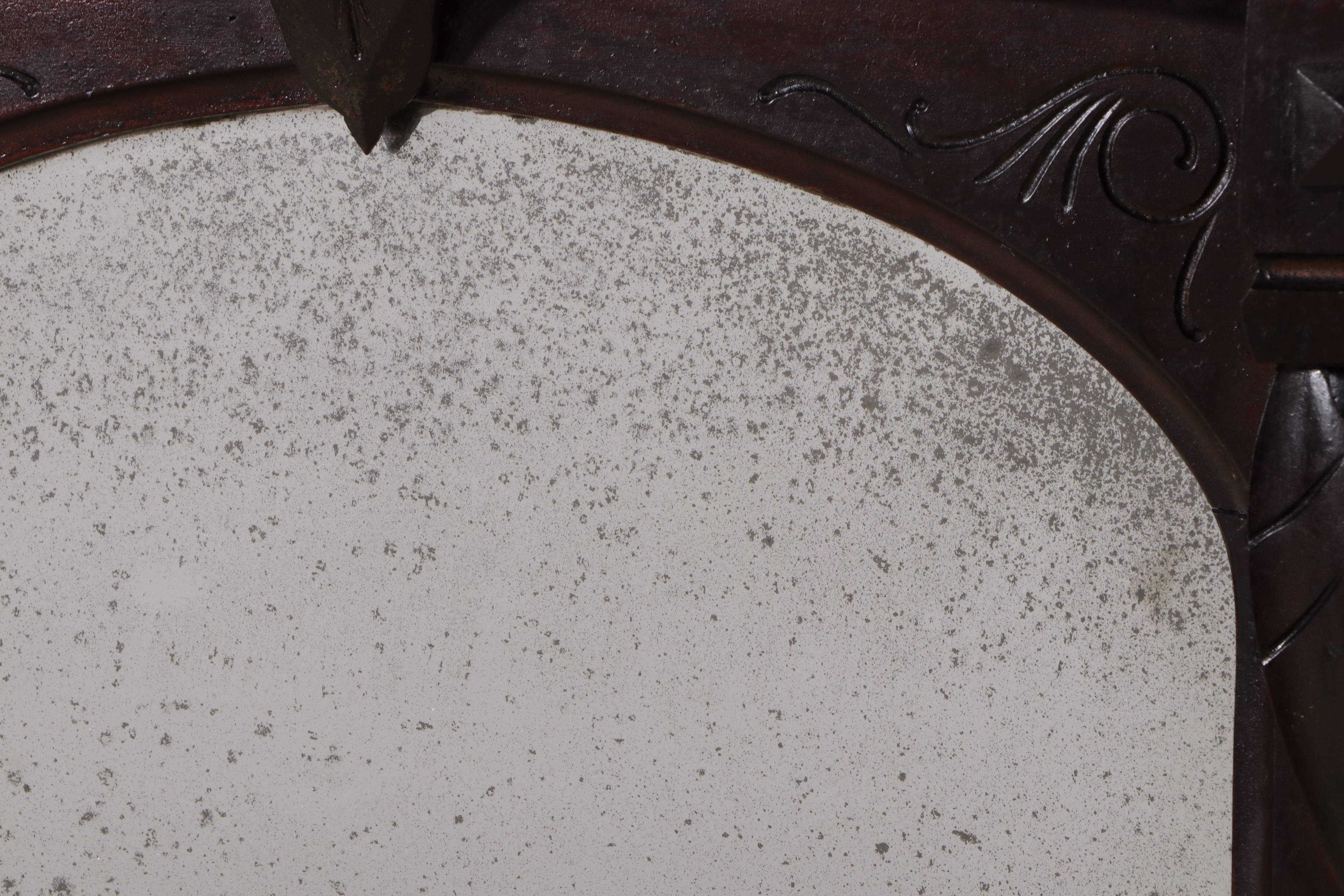 Victorian Eastlake Style Carved Walnut Pier Mirror, Late 19th Century