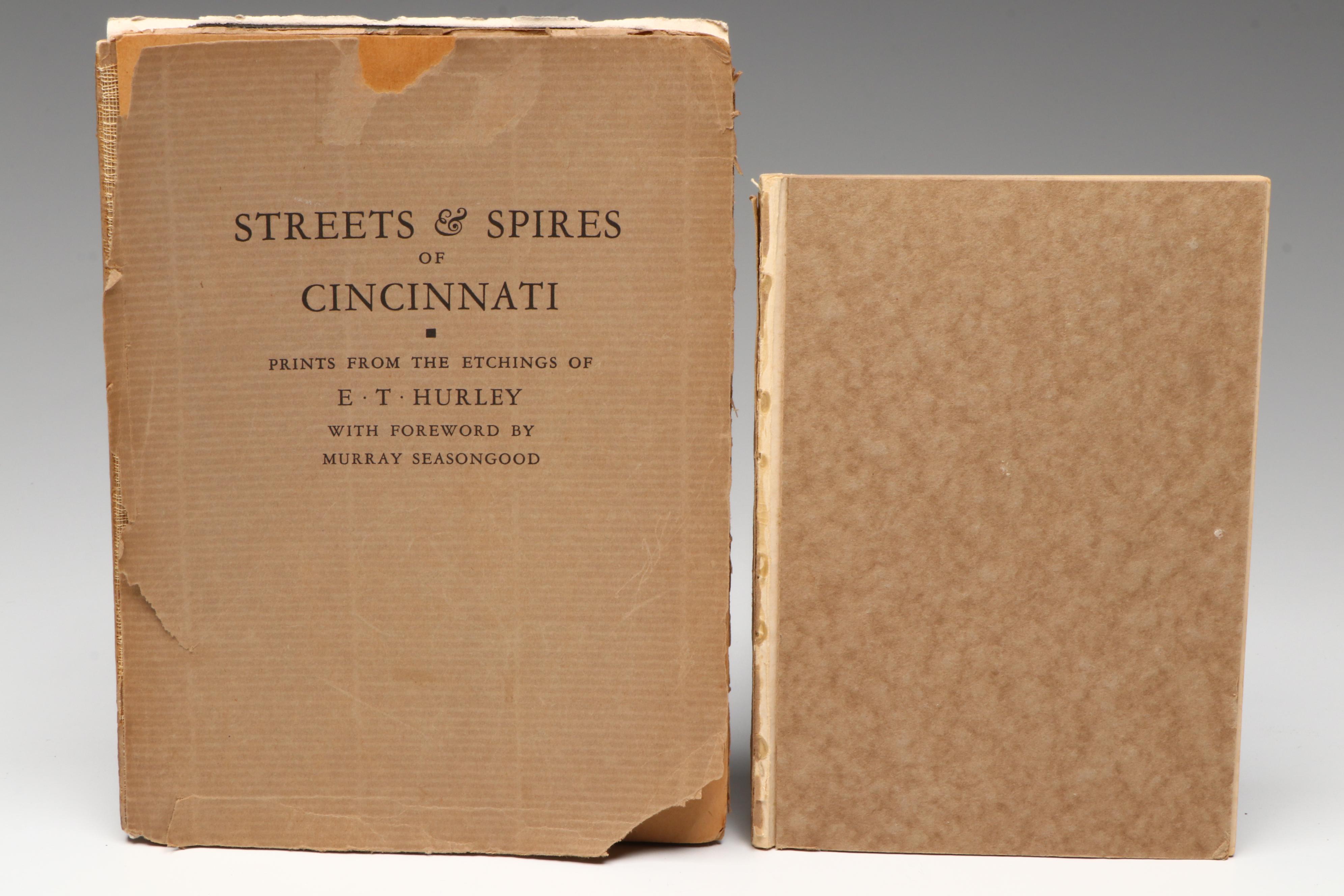 First Edition "Streets and Spires of Cincinnati" and More by E. T. Hurley