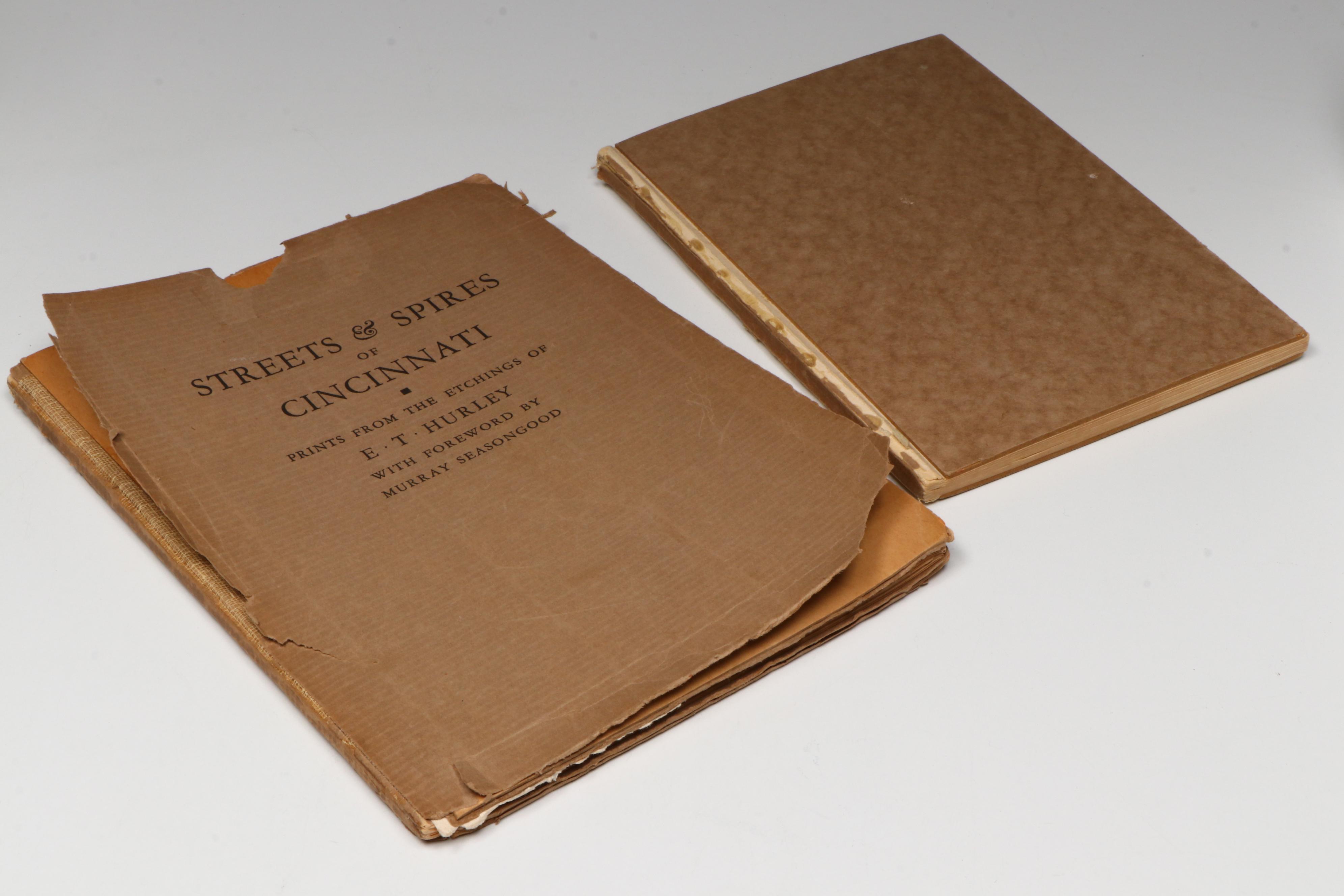 First Edition "Streets and Spires of Cincinnati" and More by E. T. Hurley