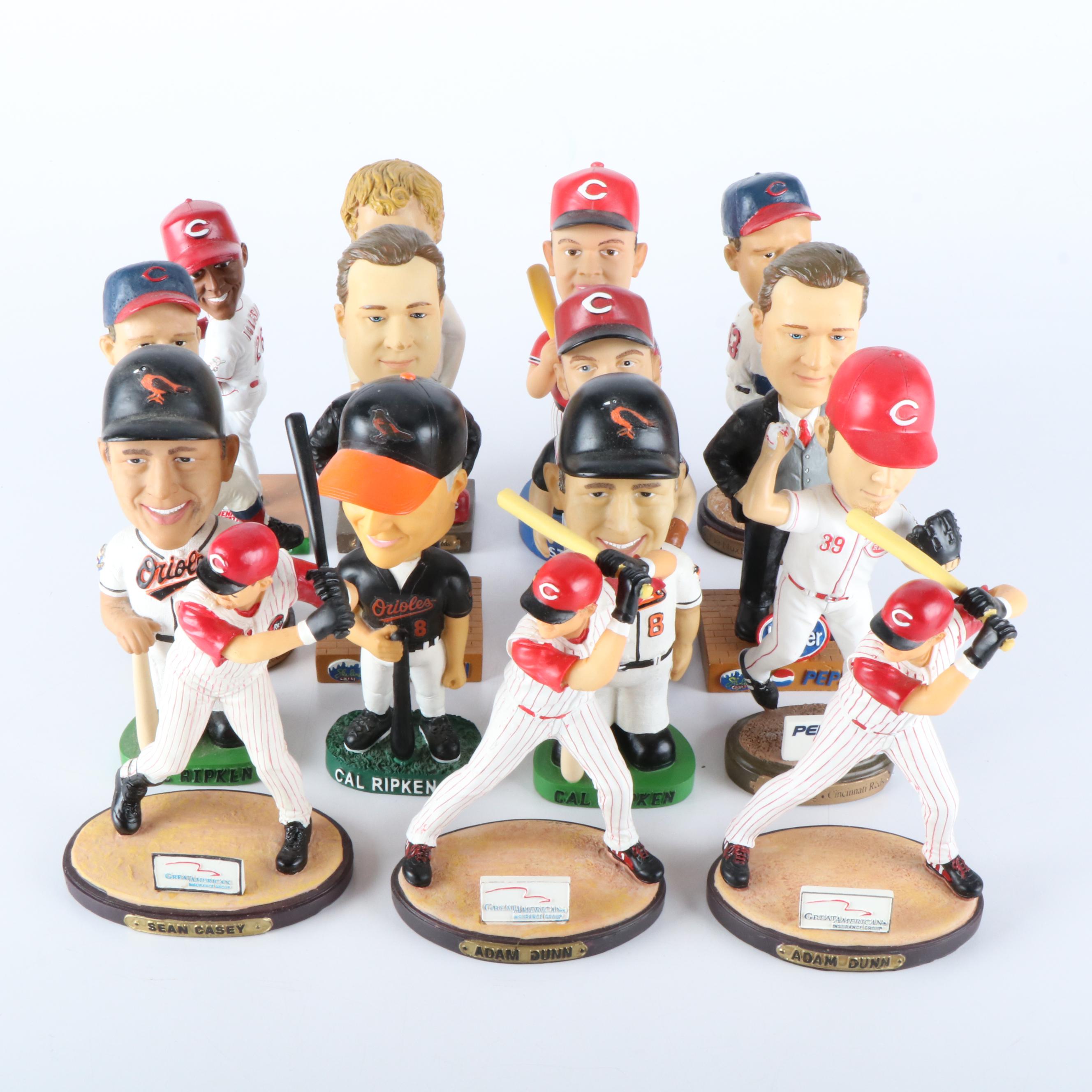 Cal Ripken Jr., Adam Dunn, Joe Nuxhall, and More Sports Bobbleheads