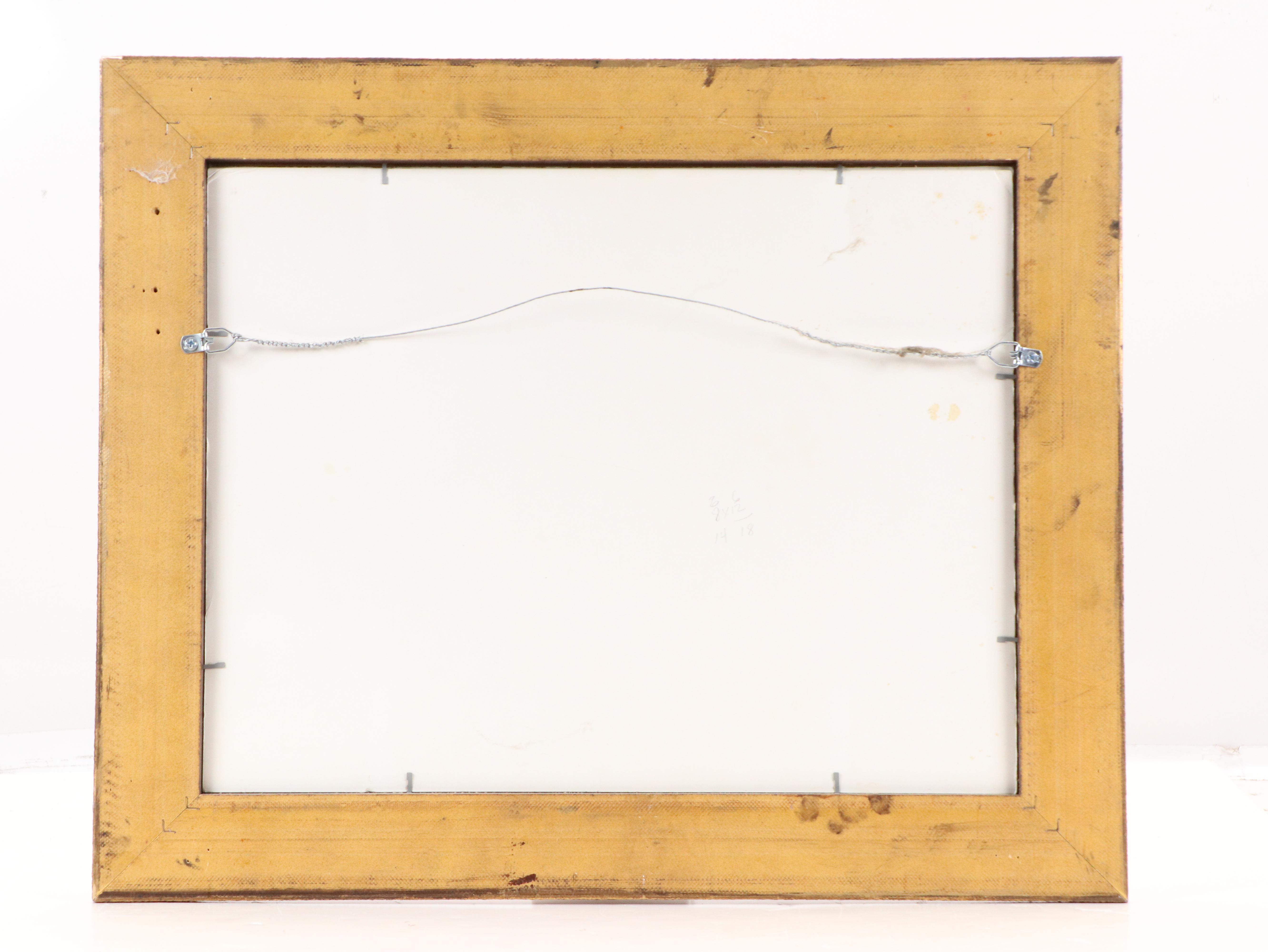 Landscape Watercolor Painting of Brook Scene, 1997