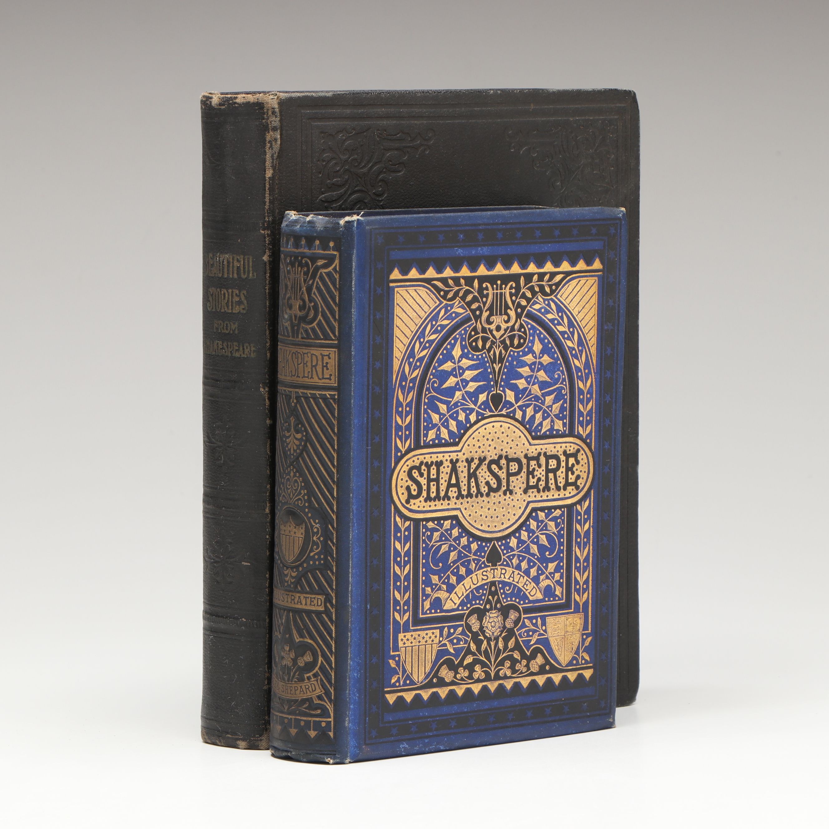 "The Works of William Shakespeare" and "20 Beautiful Stories From Shakespeare"