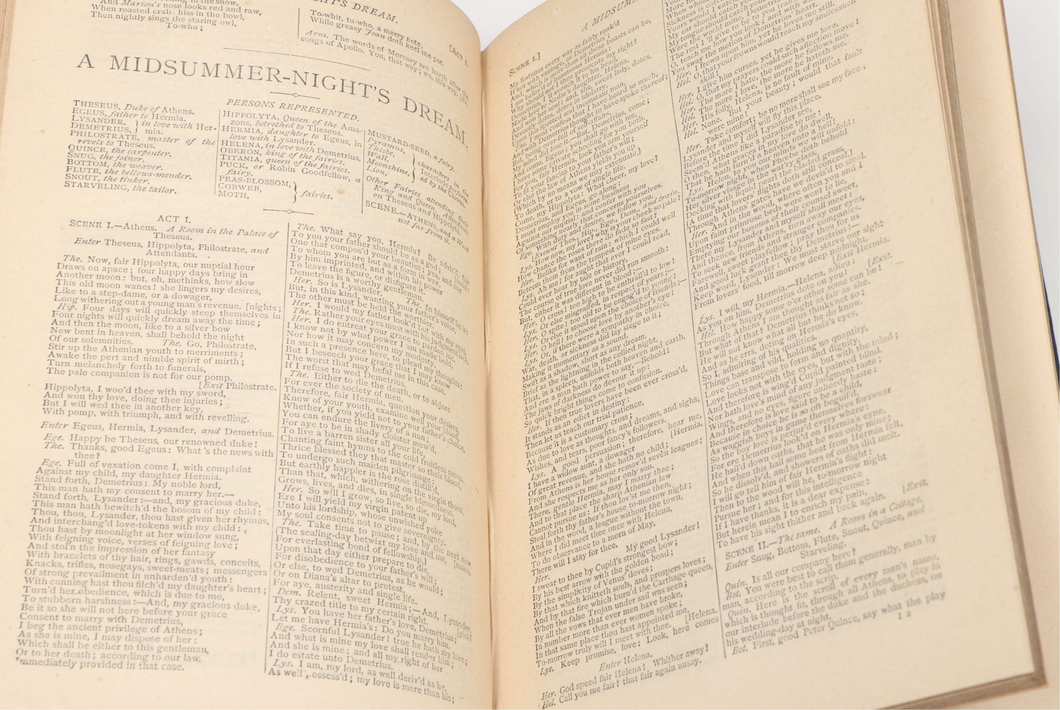 "The Works of William Shakespeare" and "20 Beautiful Stories From Shakespeare"