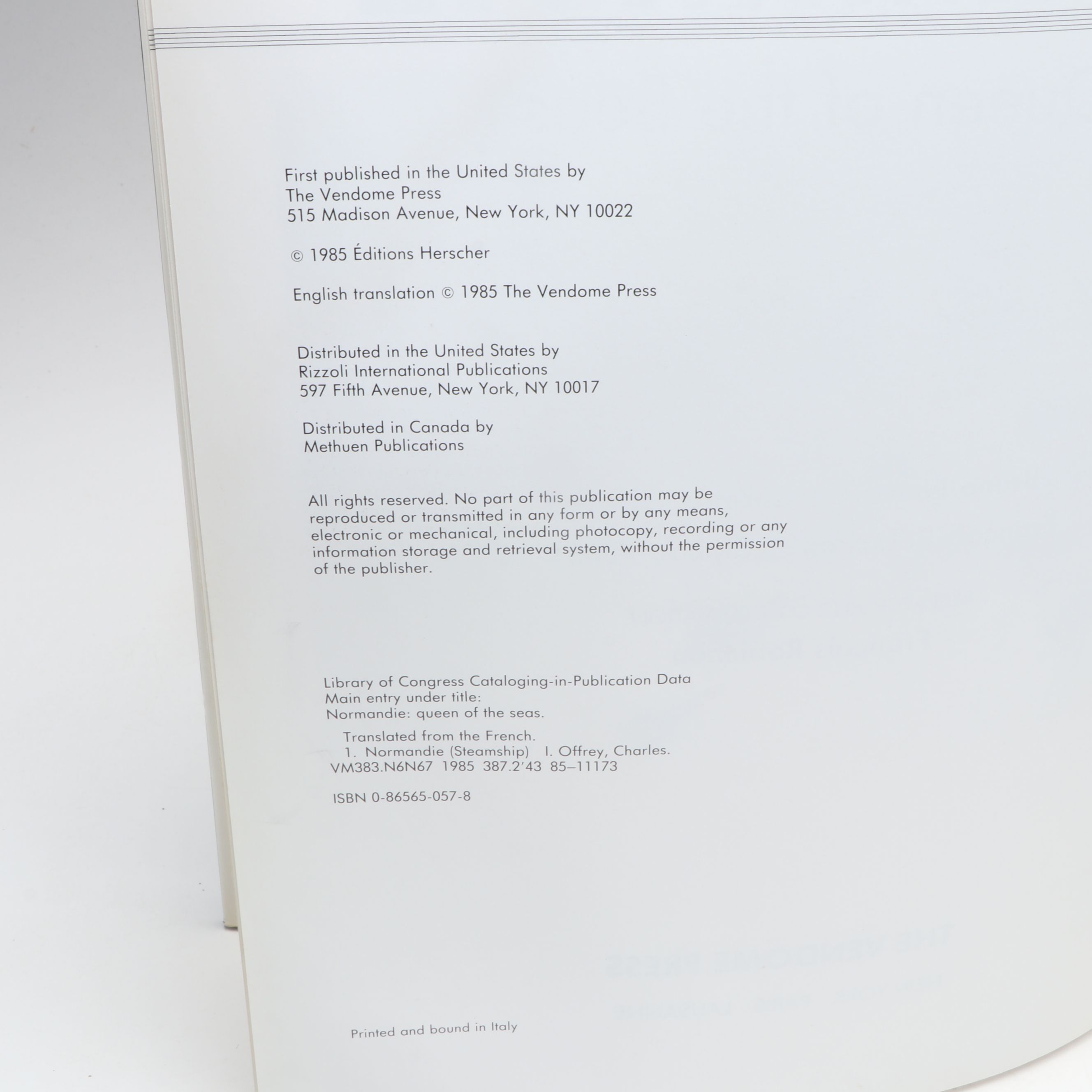 First American Edition "Normandie" by Bruno Foucart et al. and More Books