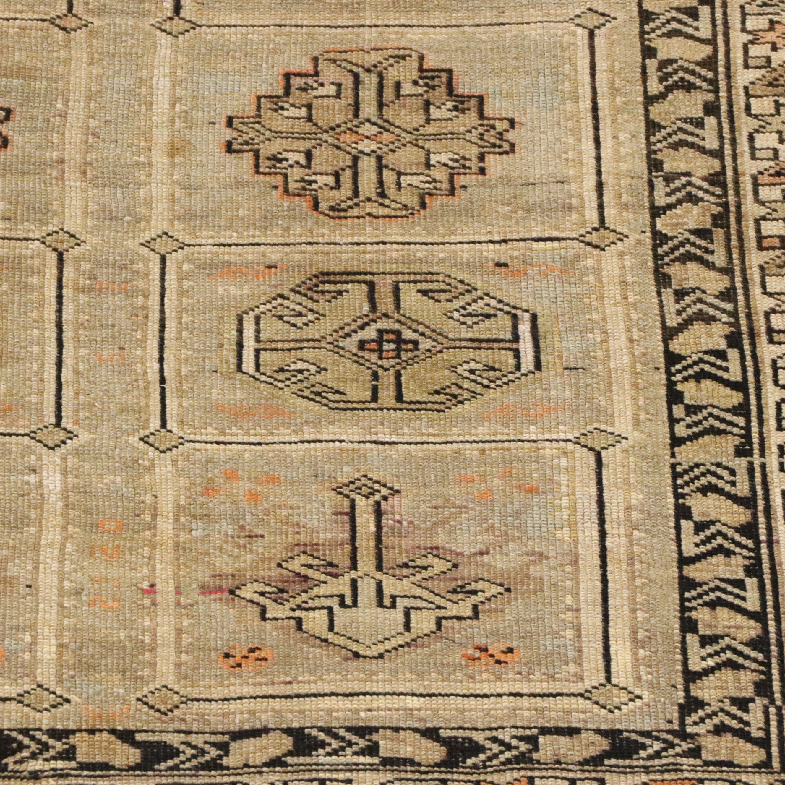 3'3 x 4'8 Hand-Knotted Caucasian Kazak Accent Rug