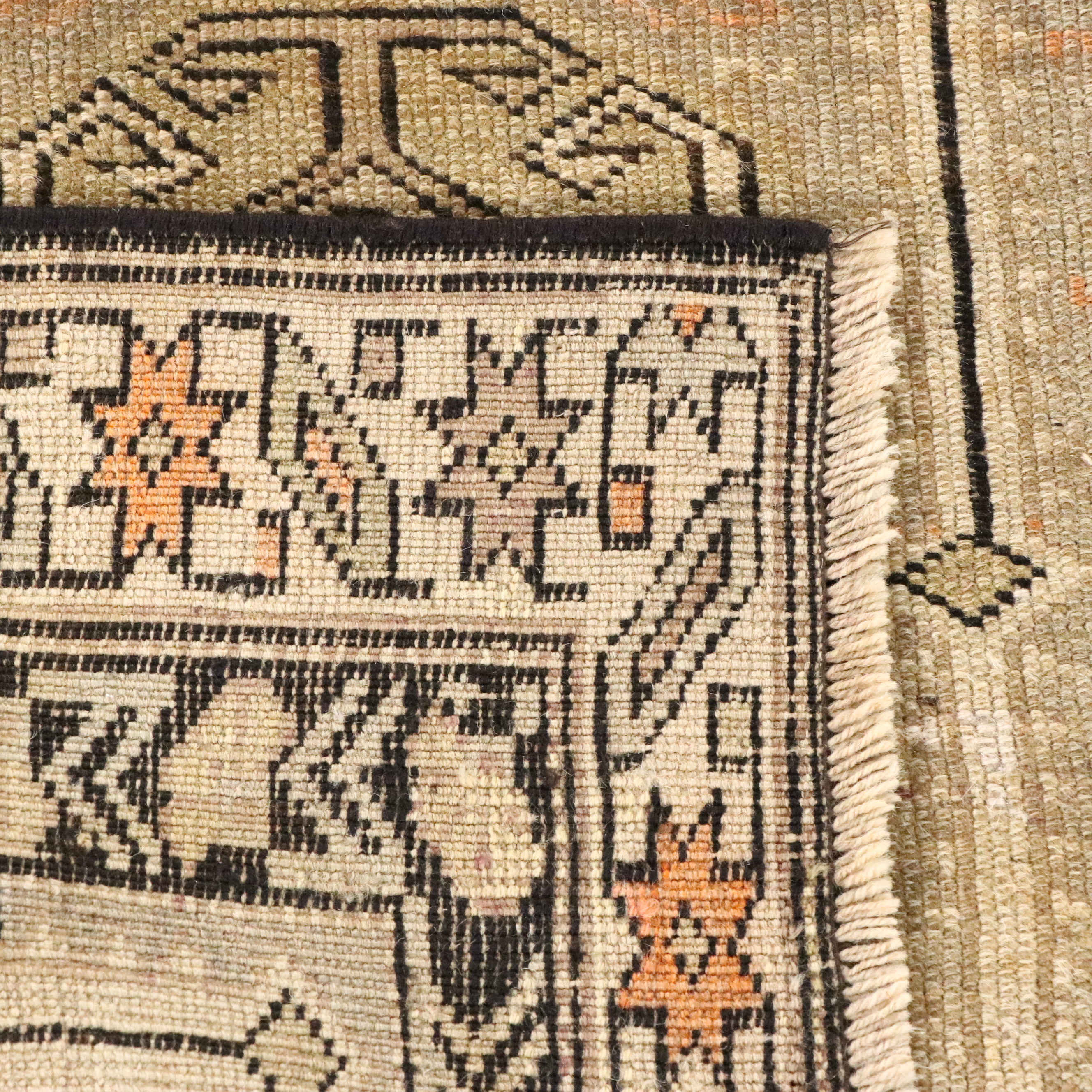 3'3 x 4'8 Hand-Knotted Caucasian Kazak Accent Rug