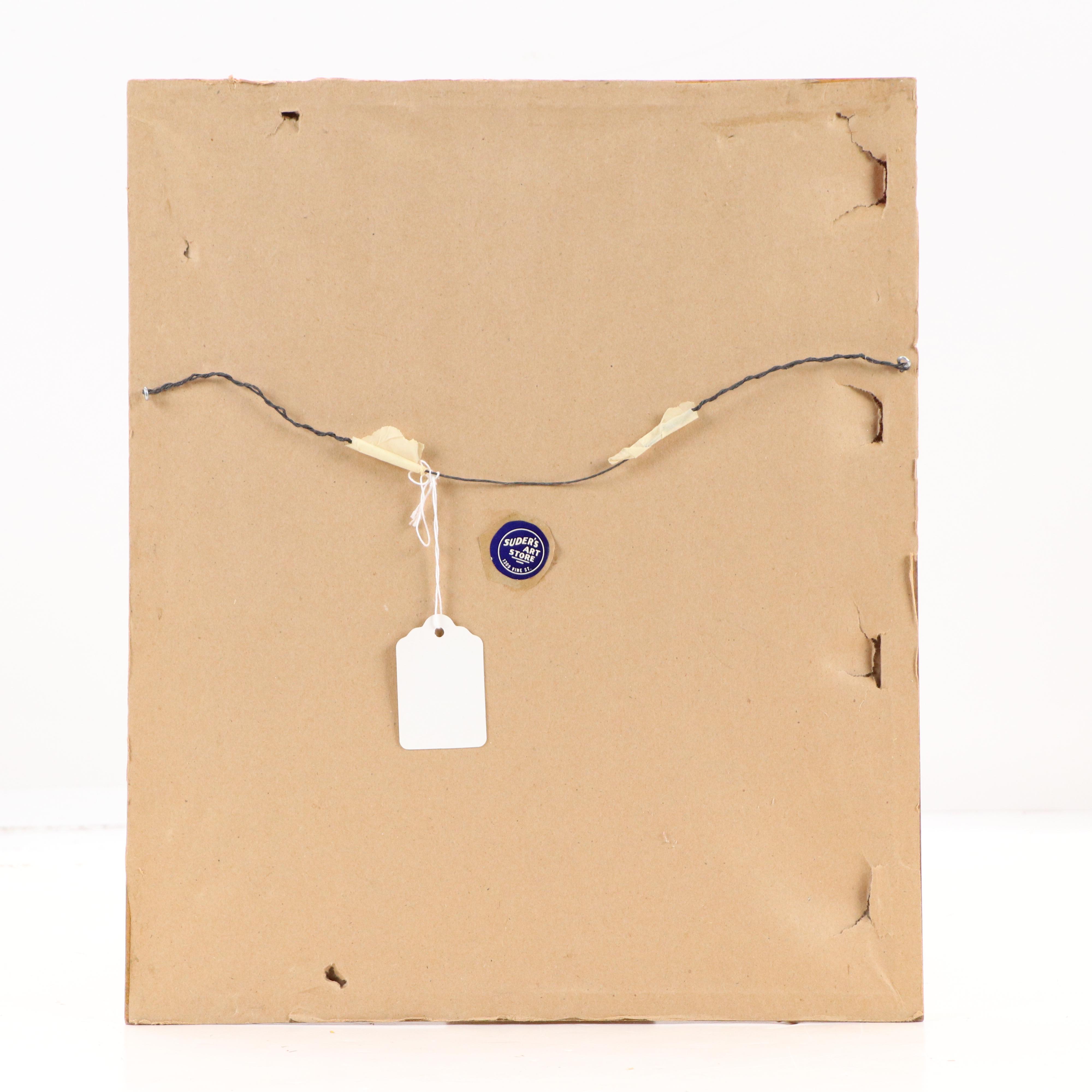 Hand-Painted Jerusalem Cityscape Tile in the Manner of Raizman