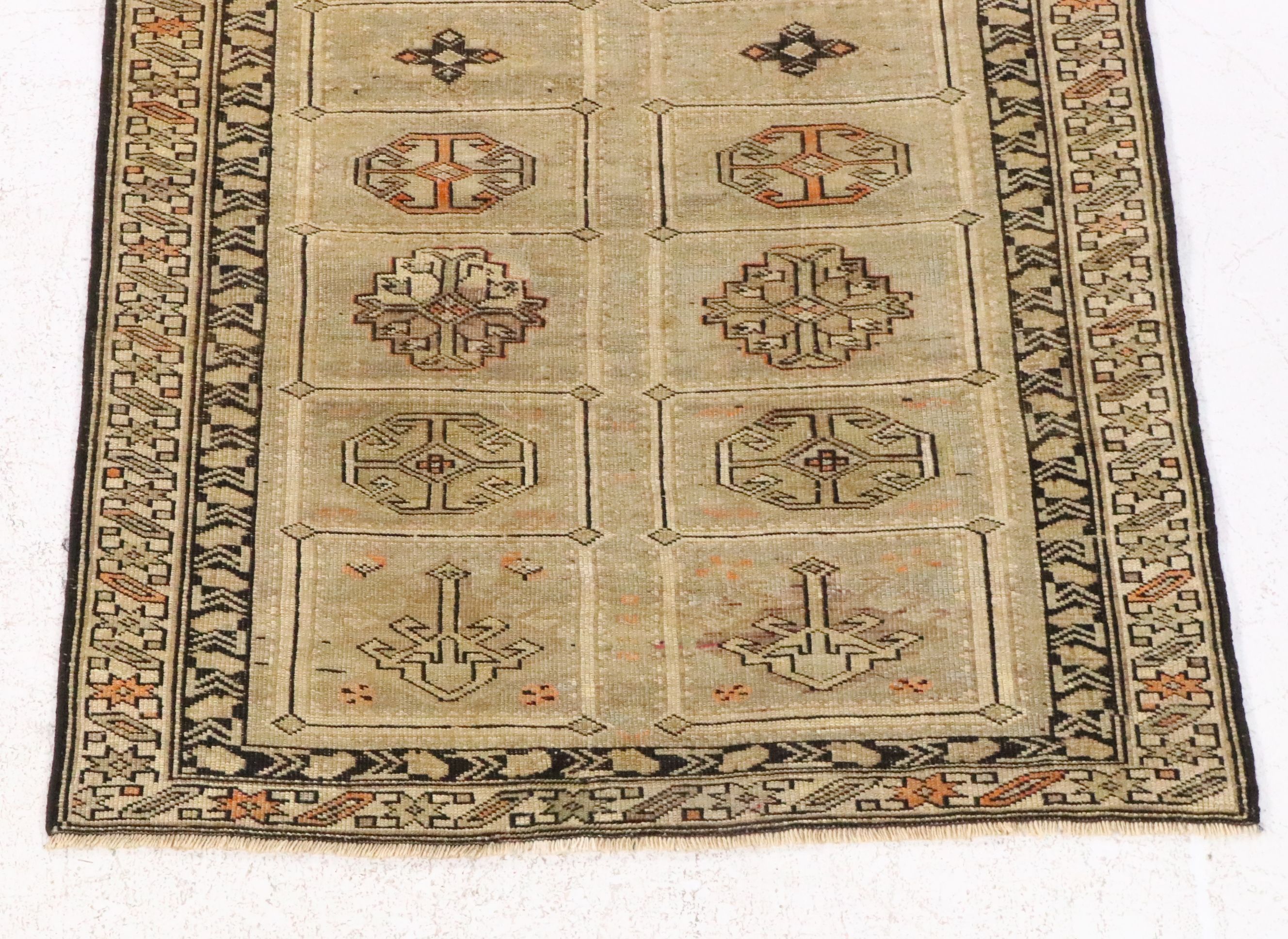 3'3 x 4'8 Hand-Knotted Caucasian Kazak Accent Rug