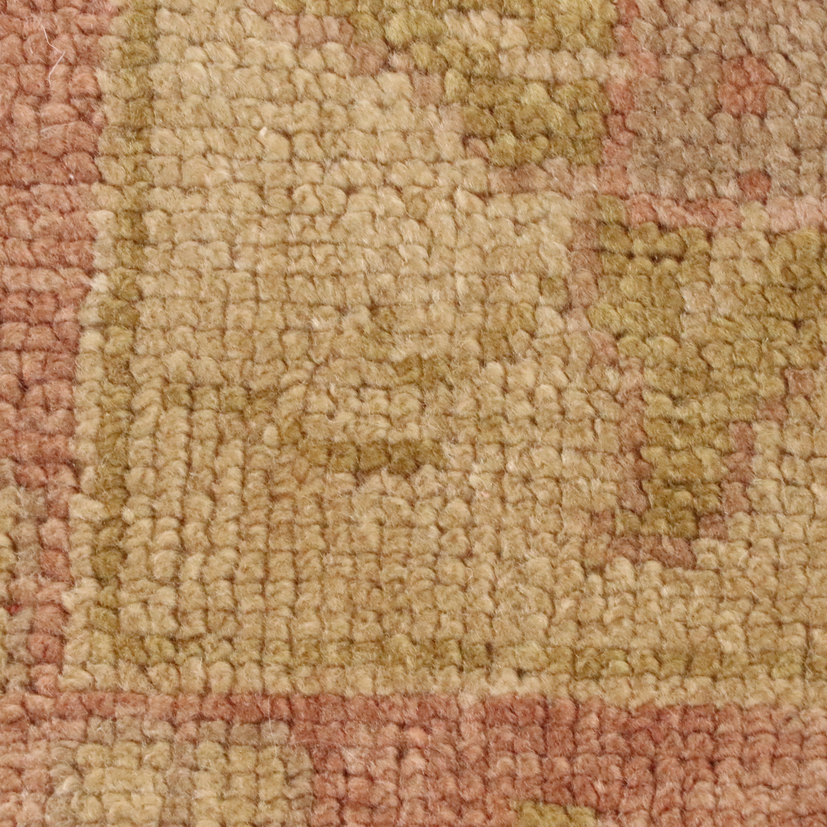 9'1 x 12'2 Hand-Knotted Turkish Oushak Room-Sized Rug