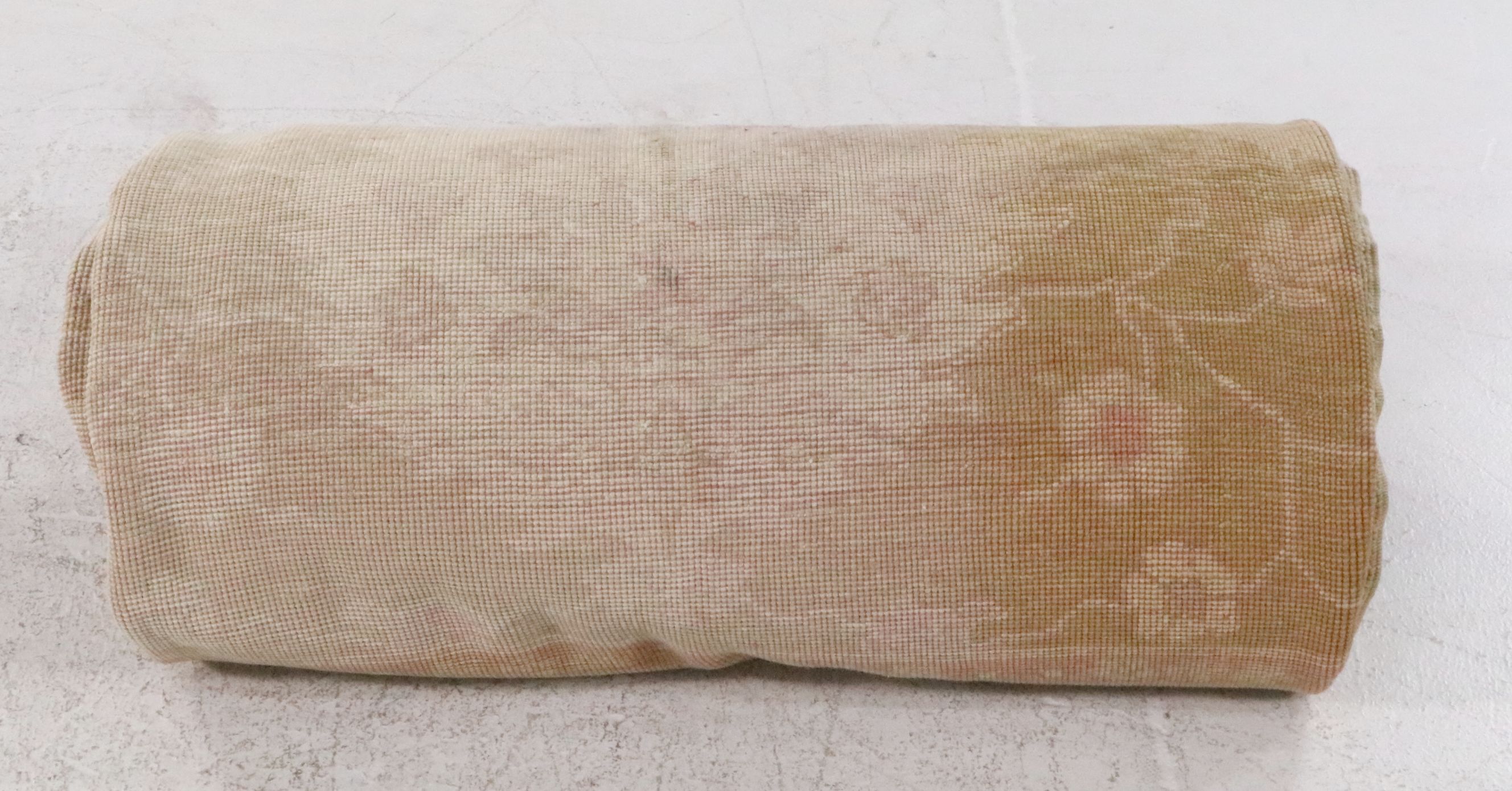 9'1 x 12'2 Hand-Knotted Turkish Oushak Room-Sized Rug