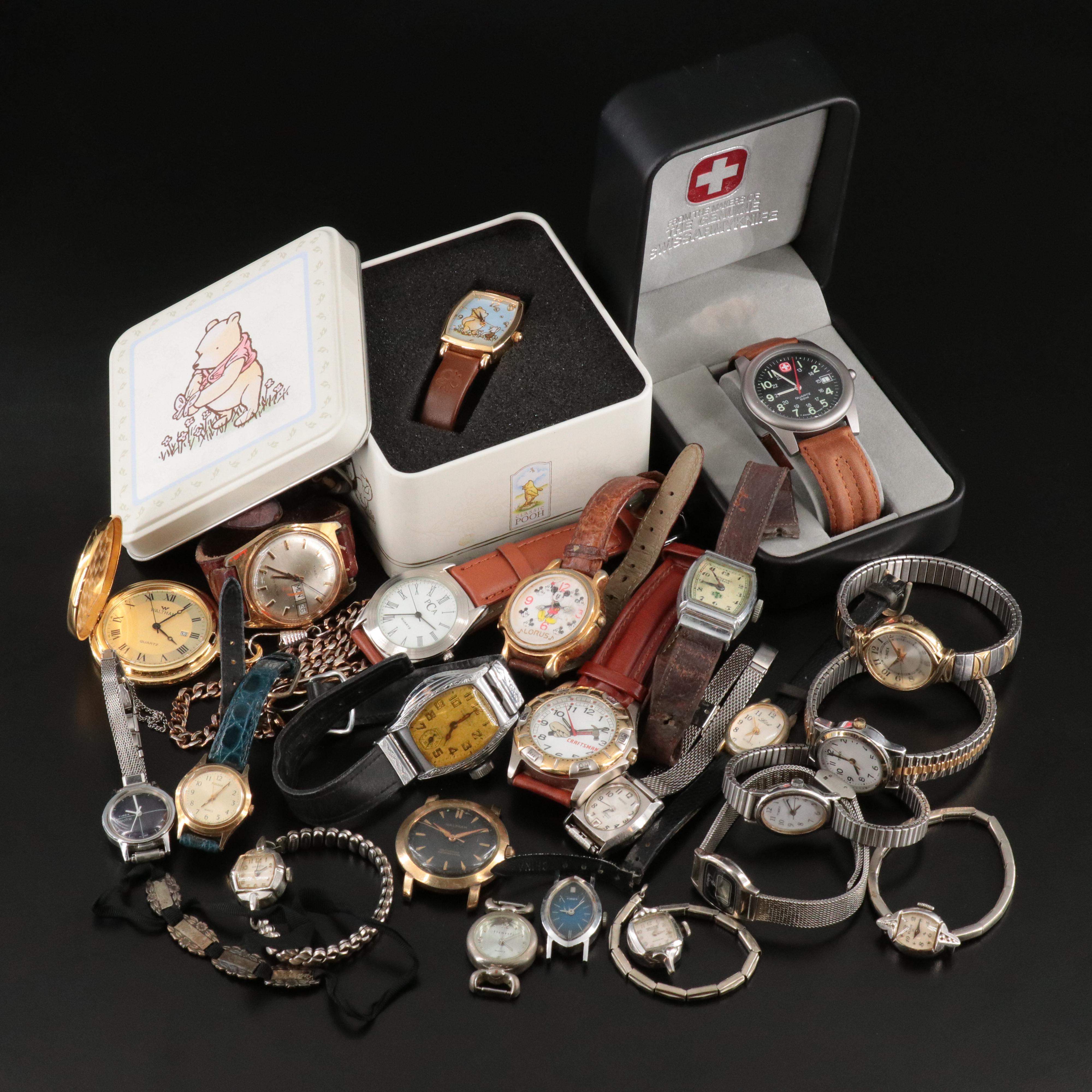 Disney's Winnie The Pooh and Swiss Army Featured in Watch Collection