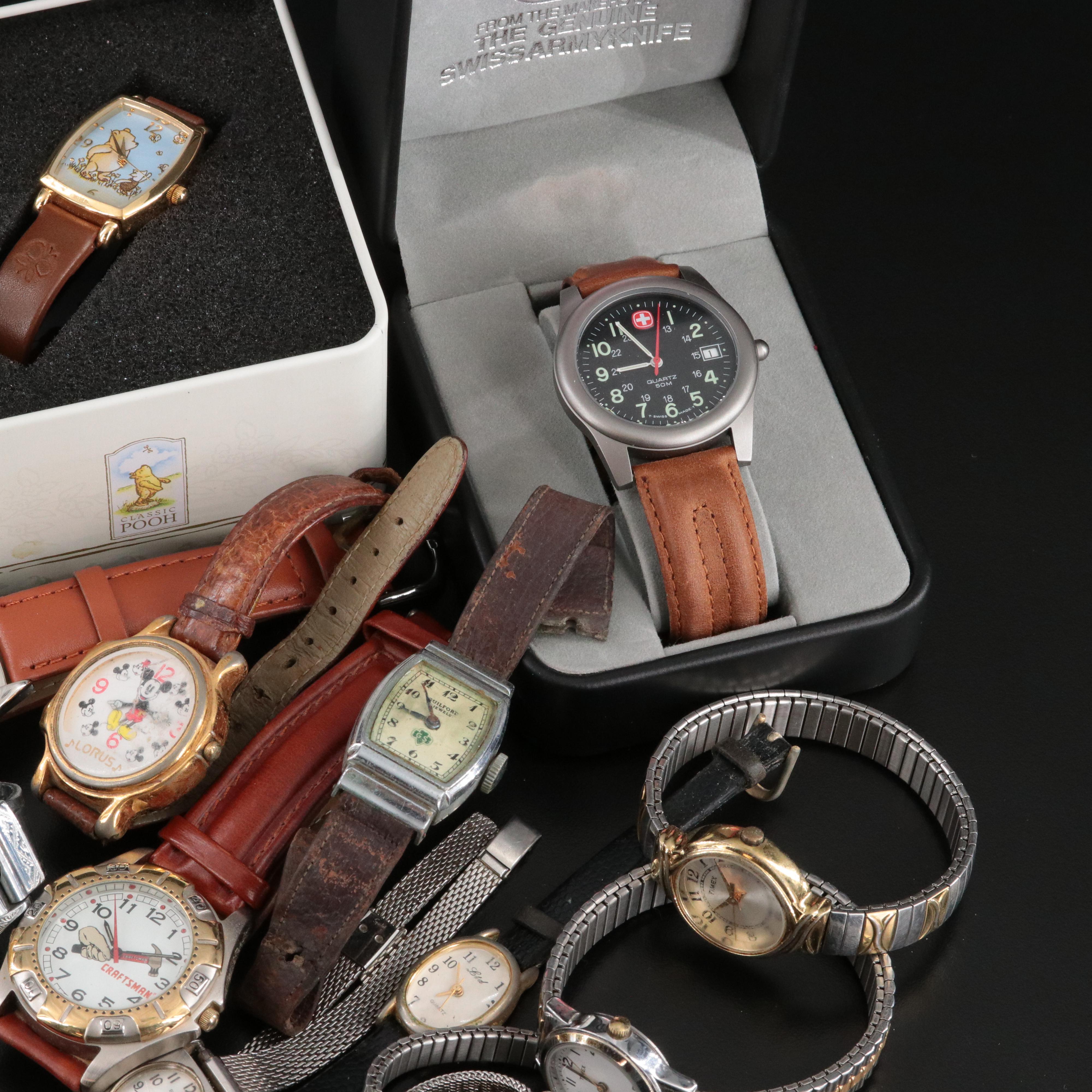 Disney's Winnie The Pooh and Swiss Army Featured in Watch Collection