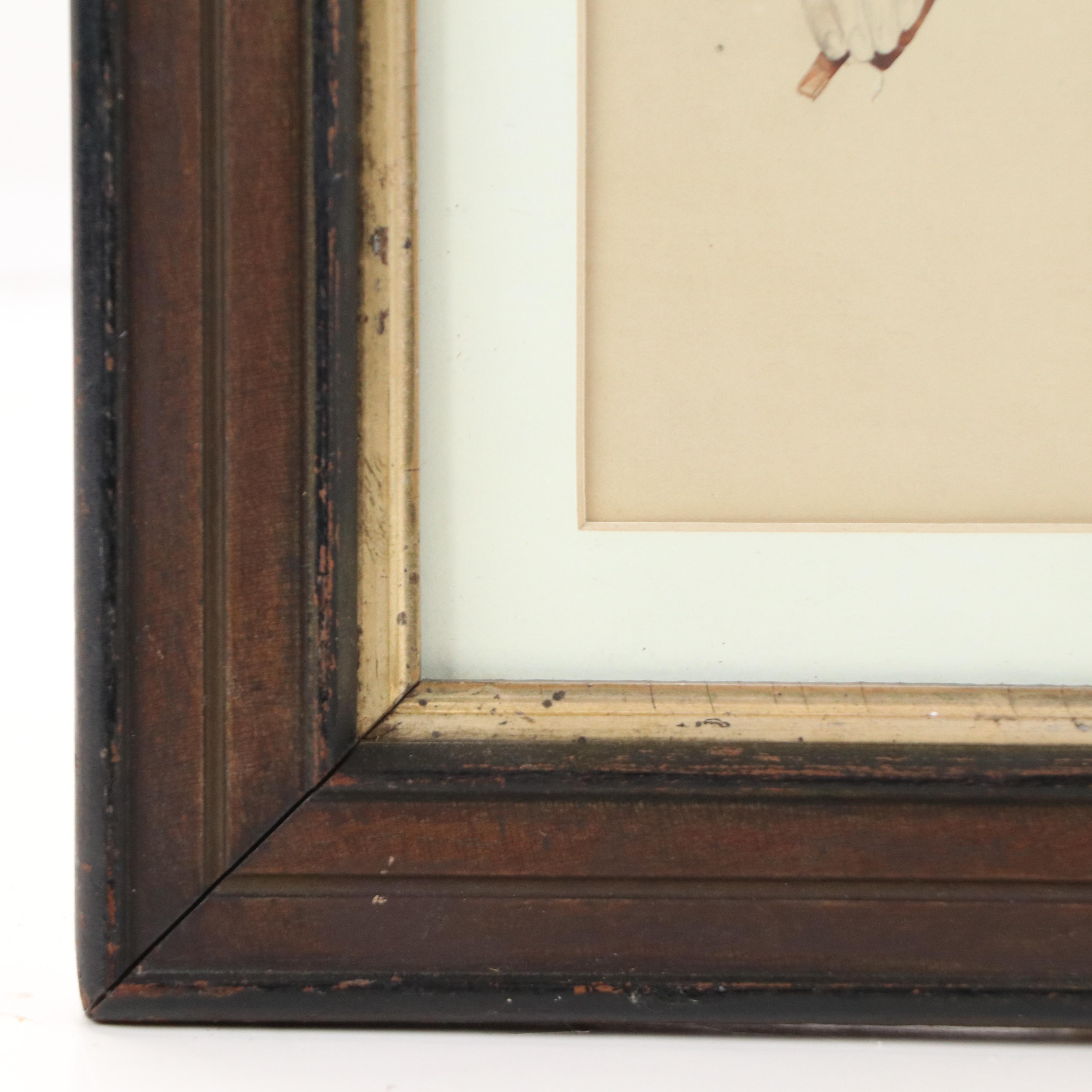 Copy Watercolor "The Artist" After Harrison Fisher, Early 20th Century