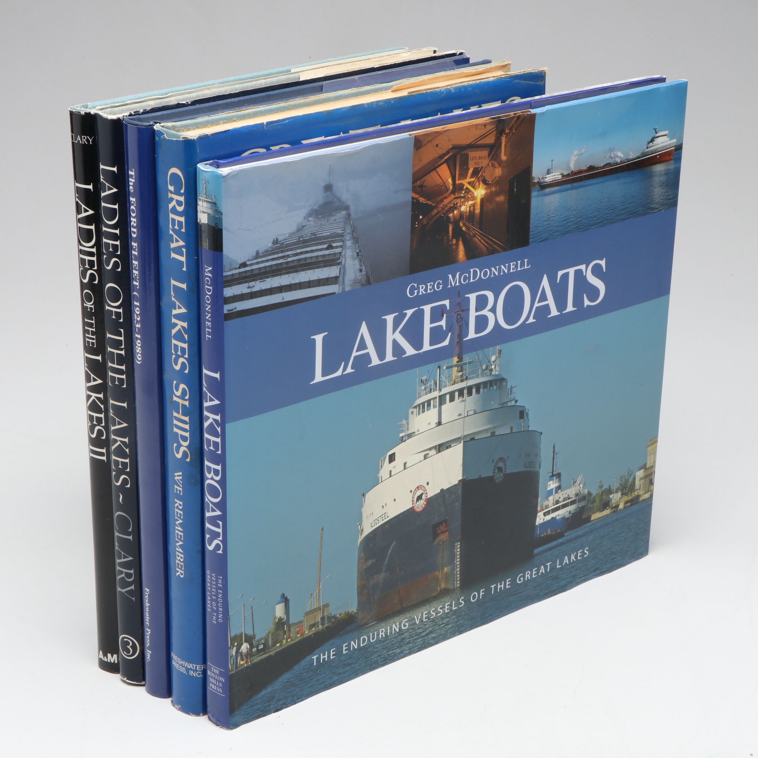 Signed "Lake Boats" by Greg McDonnell and More Books