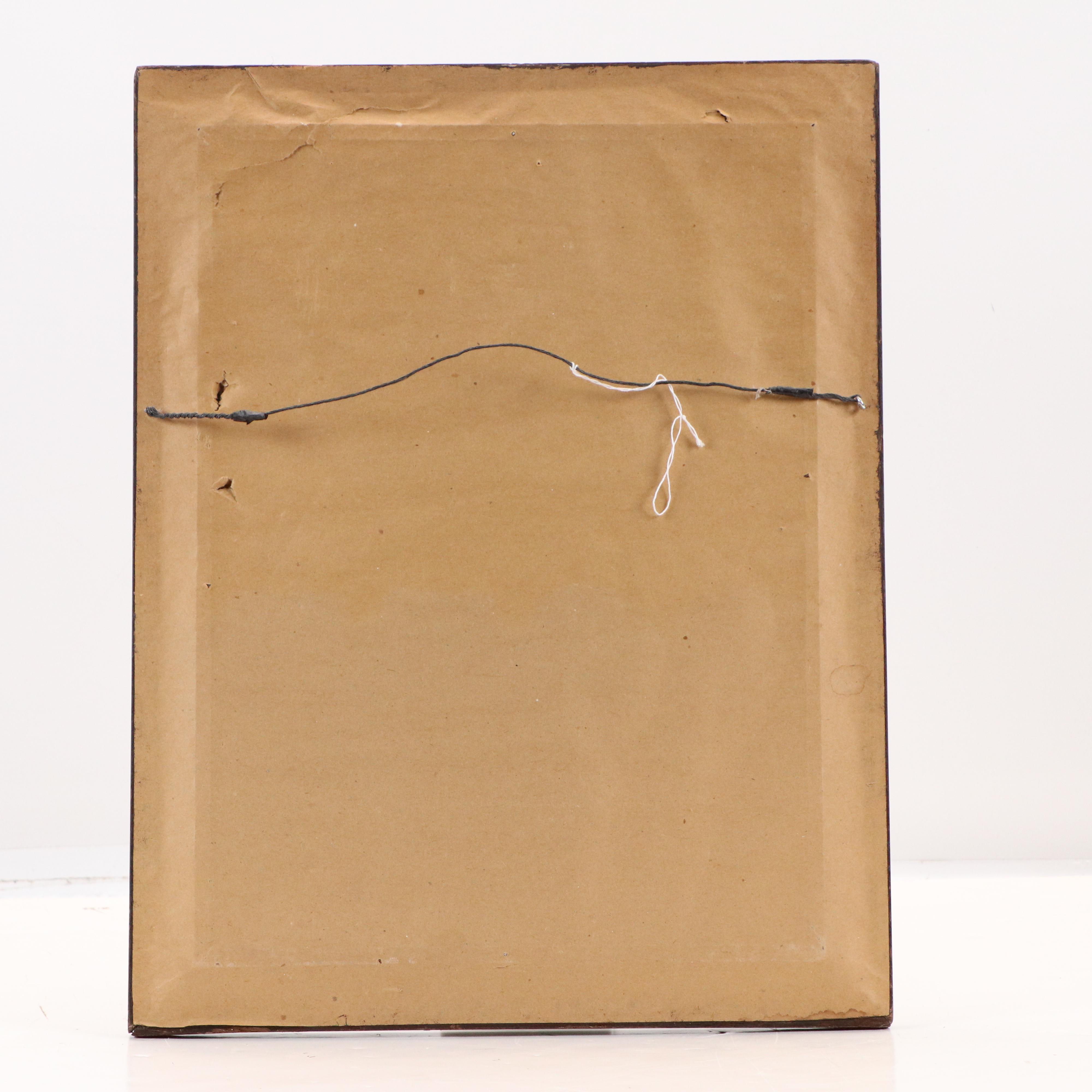 Copy Watercolor "The Artist" After Harrison Fisher, Early 20th Century