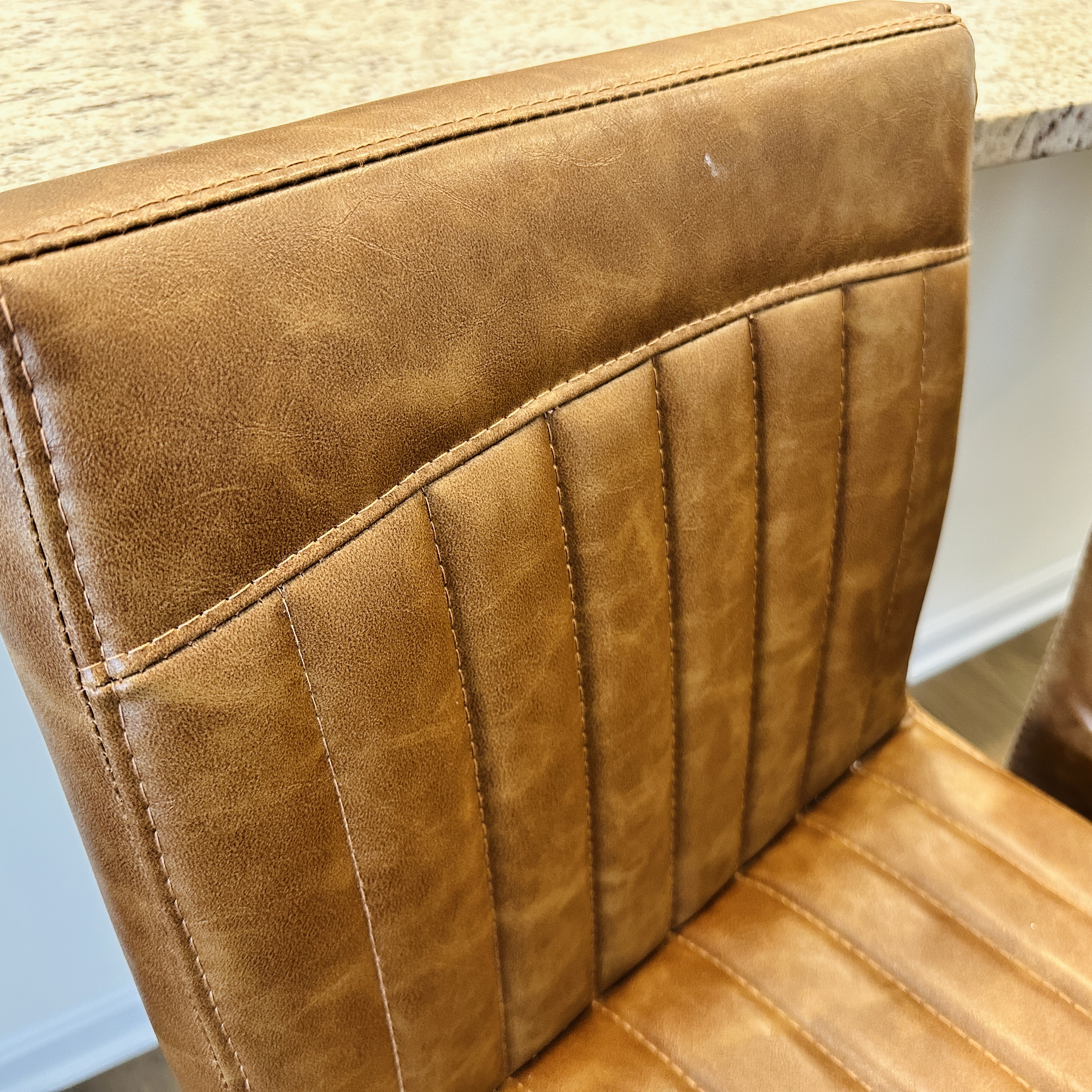 Set of Four New Pacific Direct "Ronan" Cantilevered Counter Stools