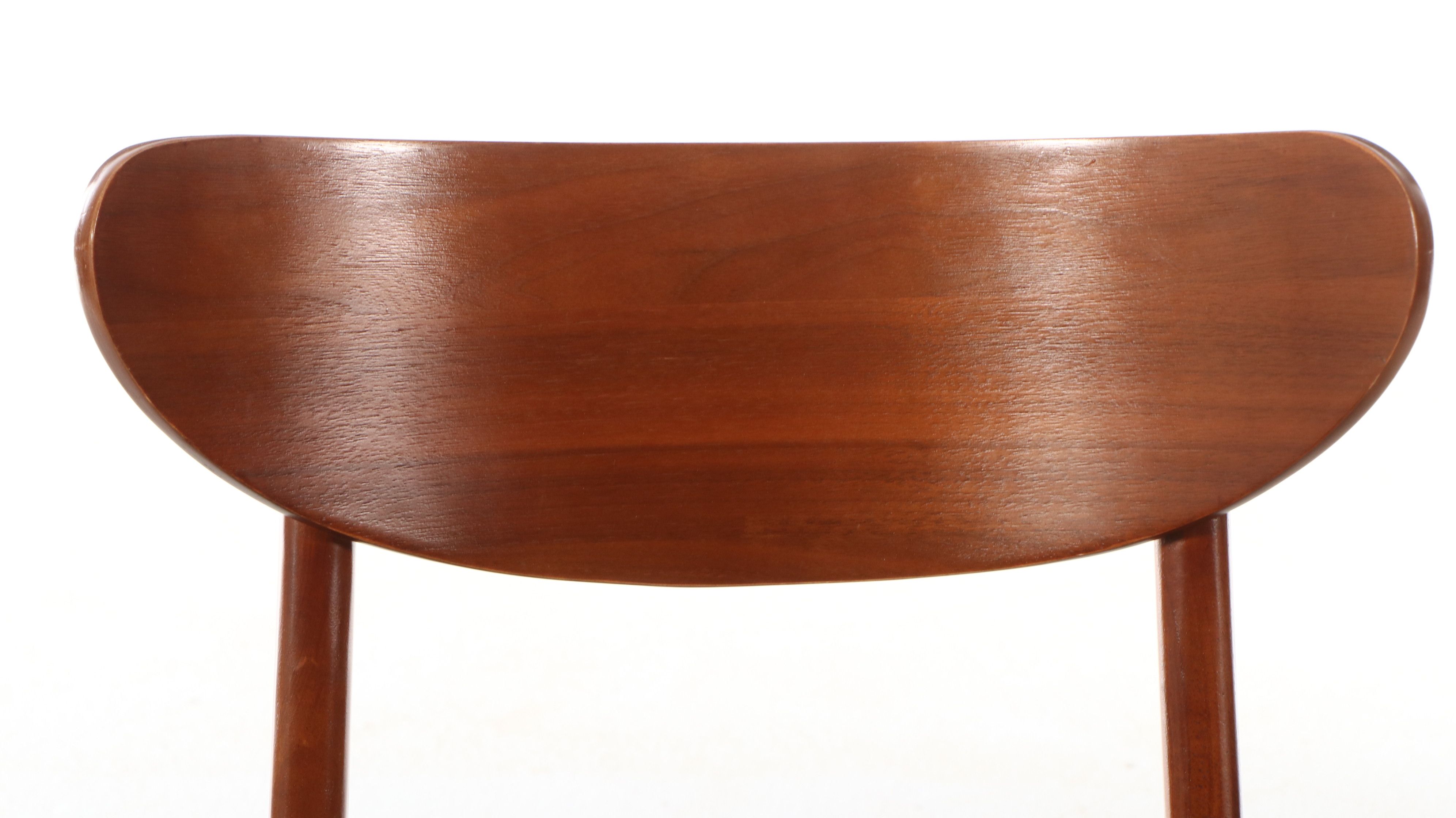 Set of Four West Elm "Classic Café" Rubberwood Dining Chairs, 2019