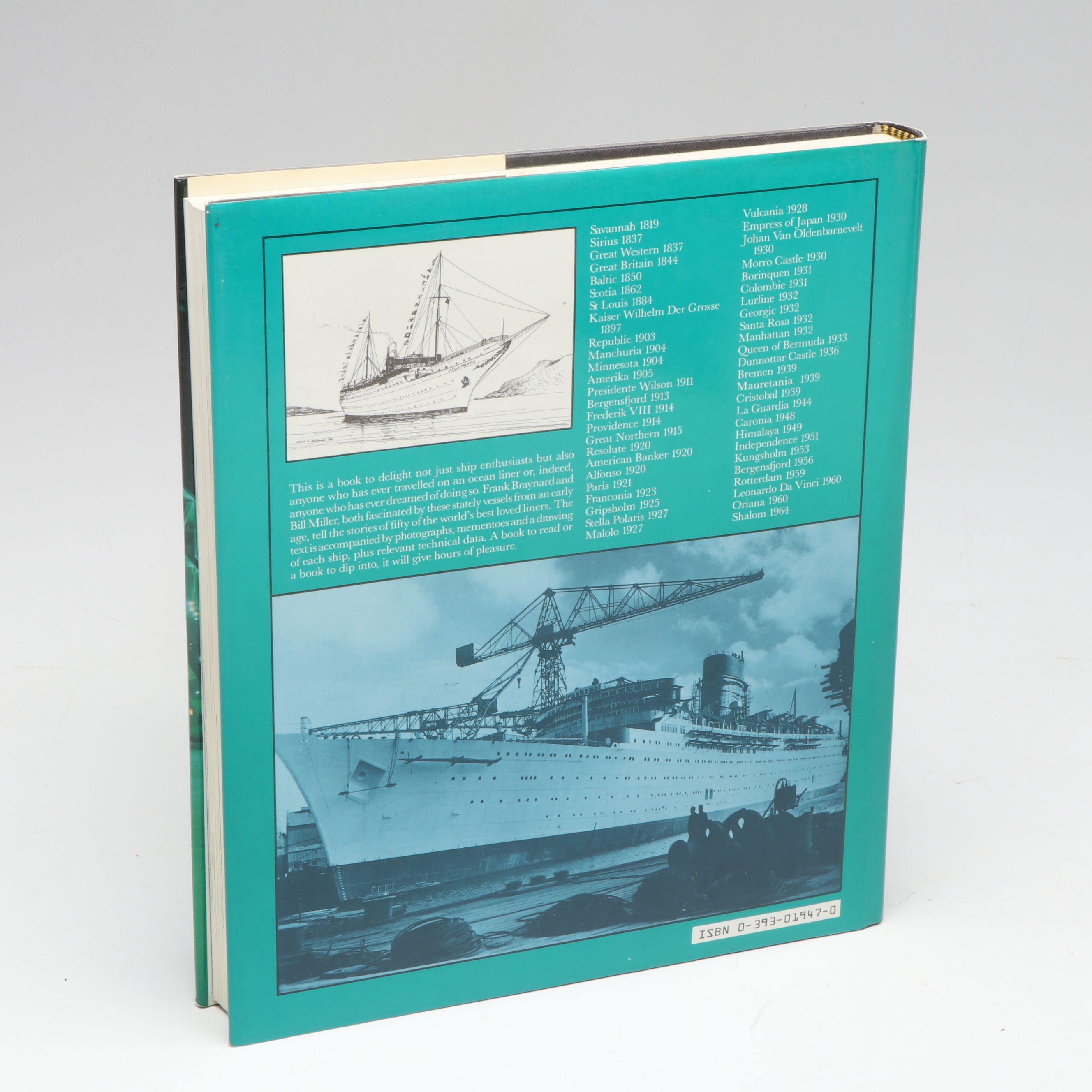 Double Signed "Fifty Famous Liners" by Braynard and Miller with More Books