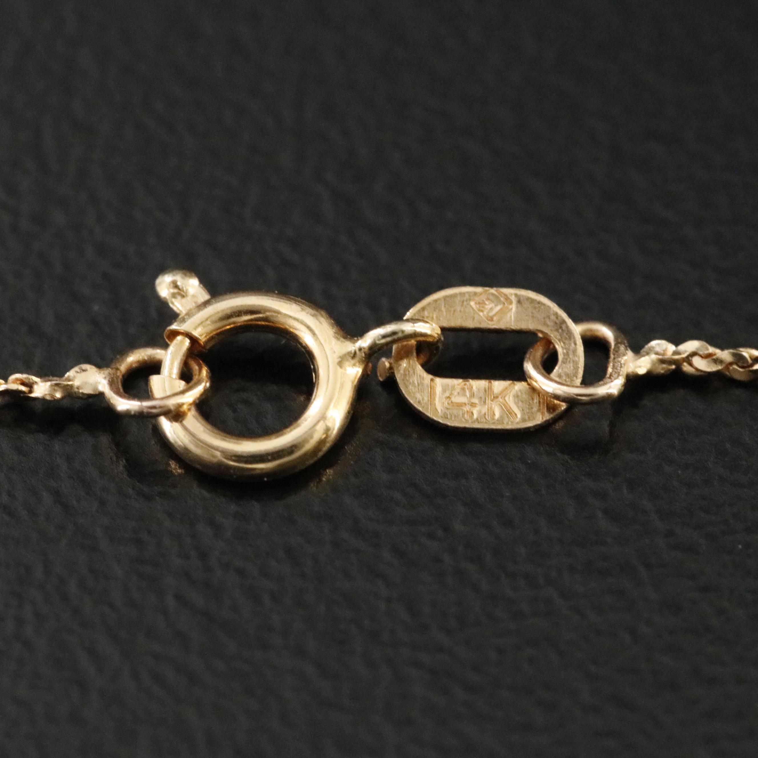 14K Pearl Pendant Necklace