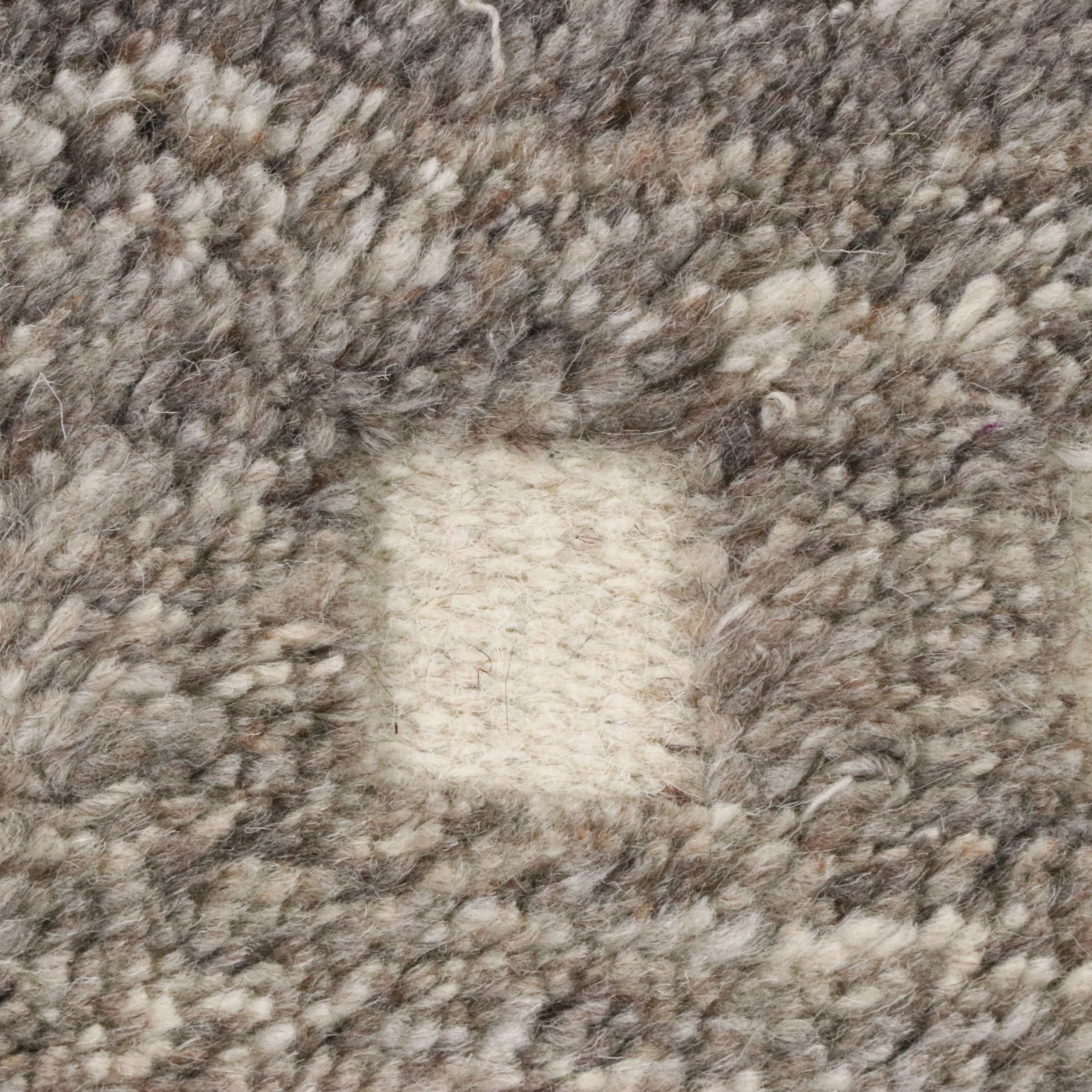 4'11 x 9'2 Handwoven Moroccan Style Mixed Technique Area Rug