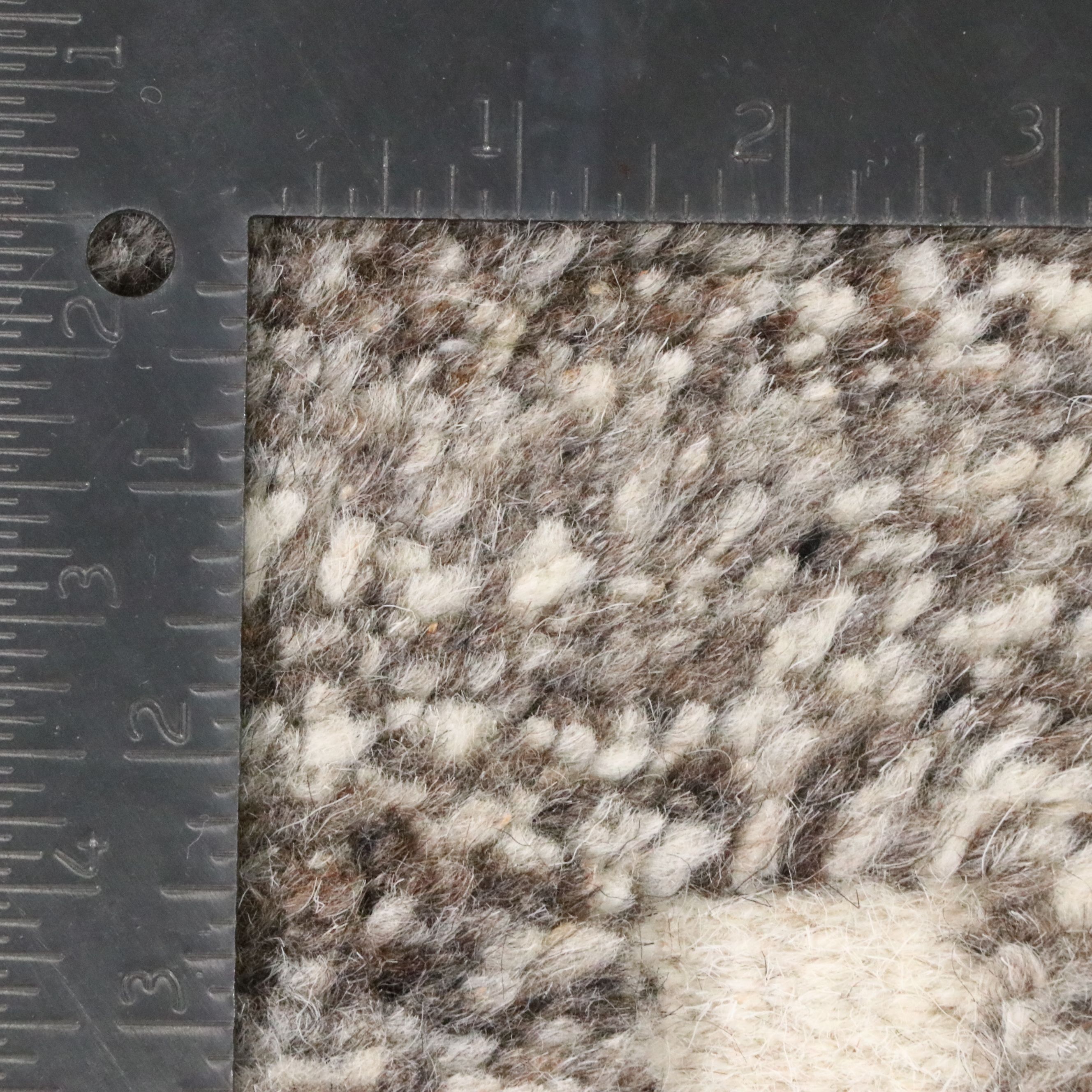 4'11 x 9'2 Handwoven Moroccan Style Mixed Technique Area Rug