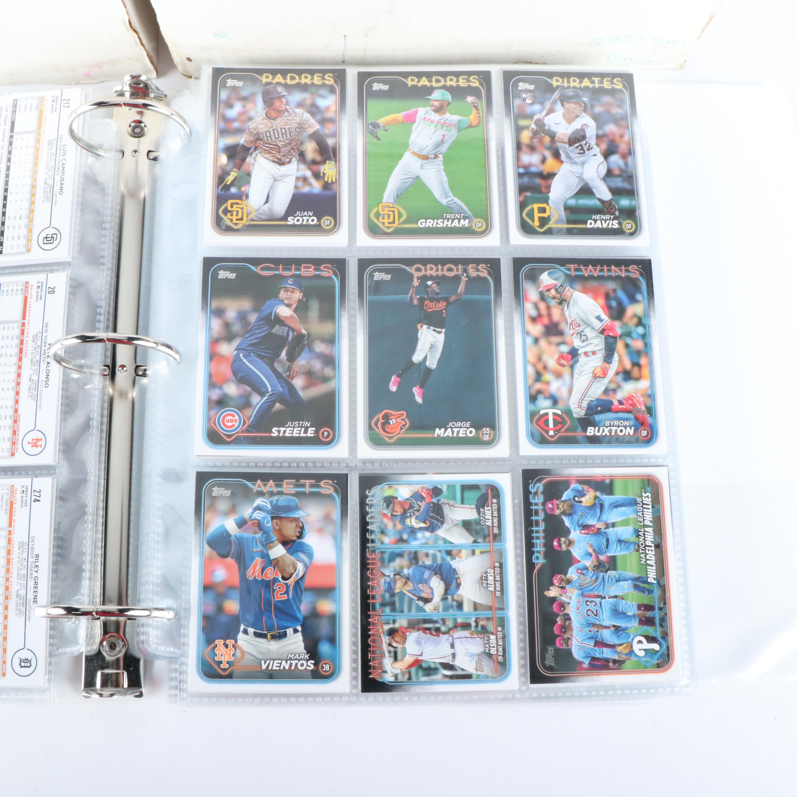 Topps Heritage with Other Baseball Cards Featuring Julio Rodriguez Rookie & More