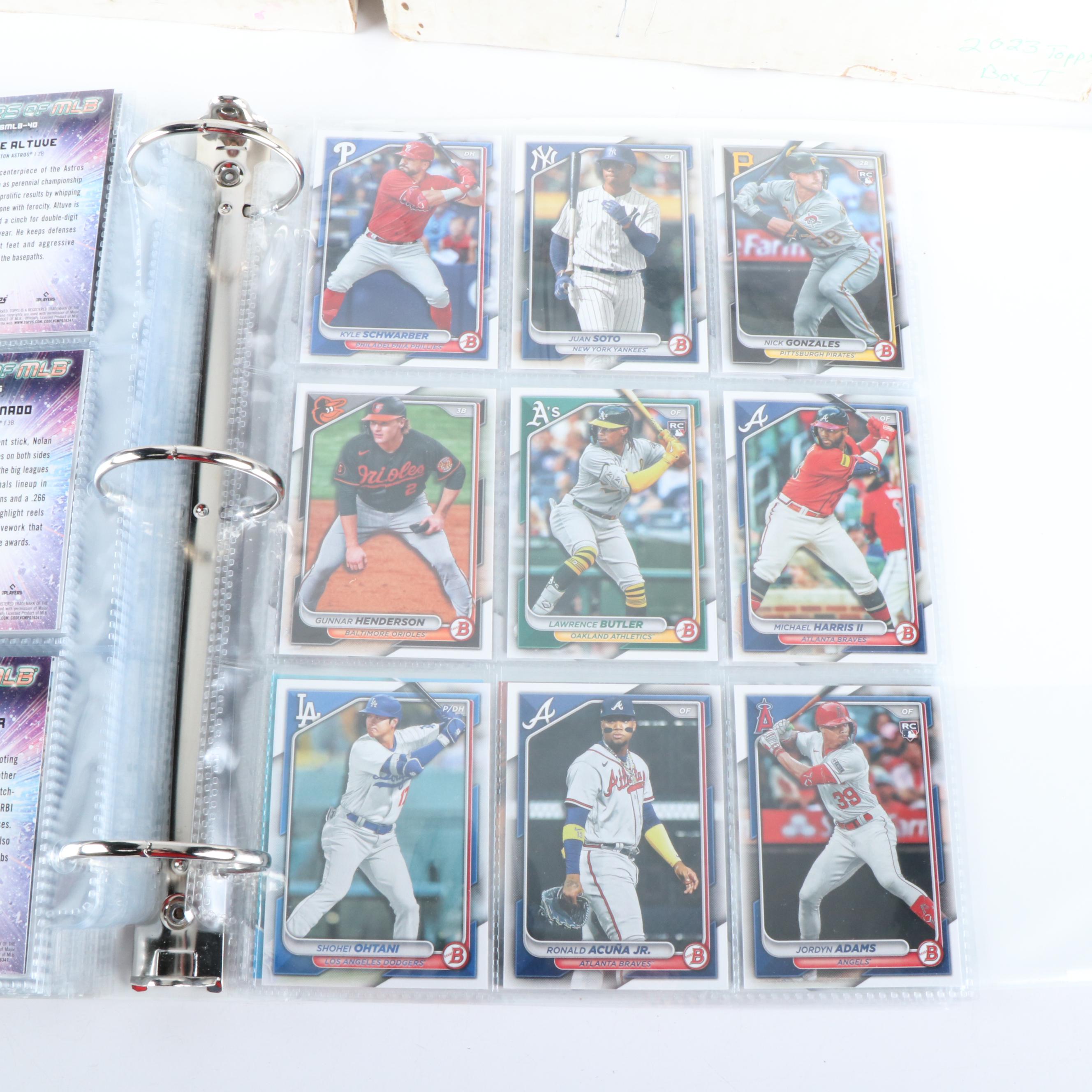 Topps Heritage with Other Baseball Cards Featuring Julio Rodriguez Rookie & More
