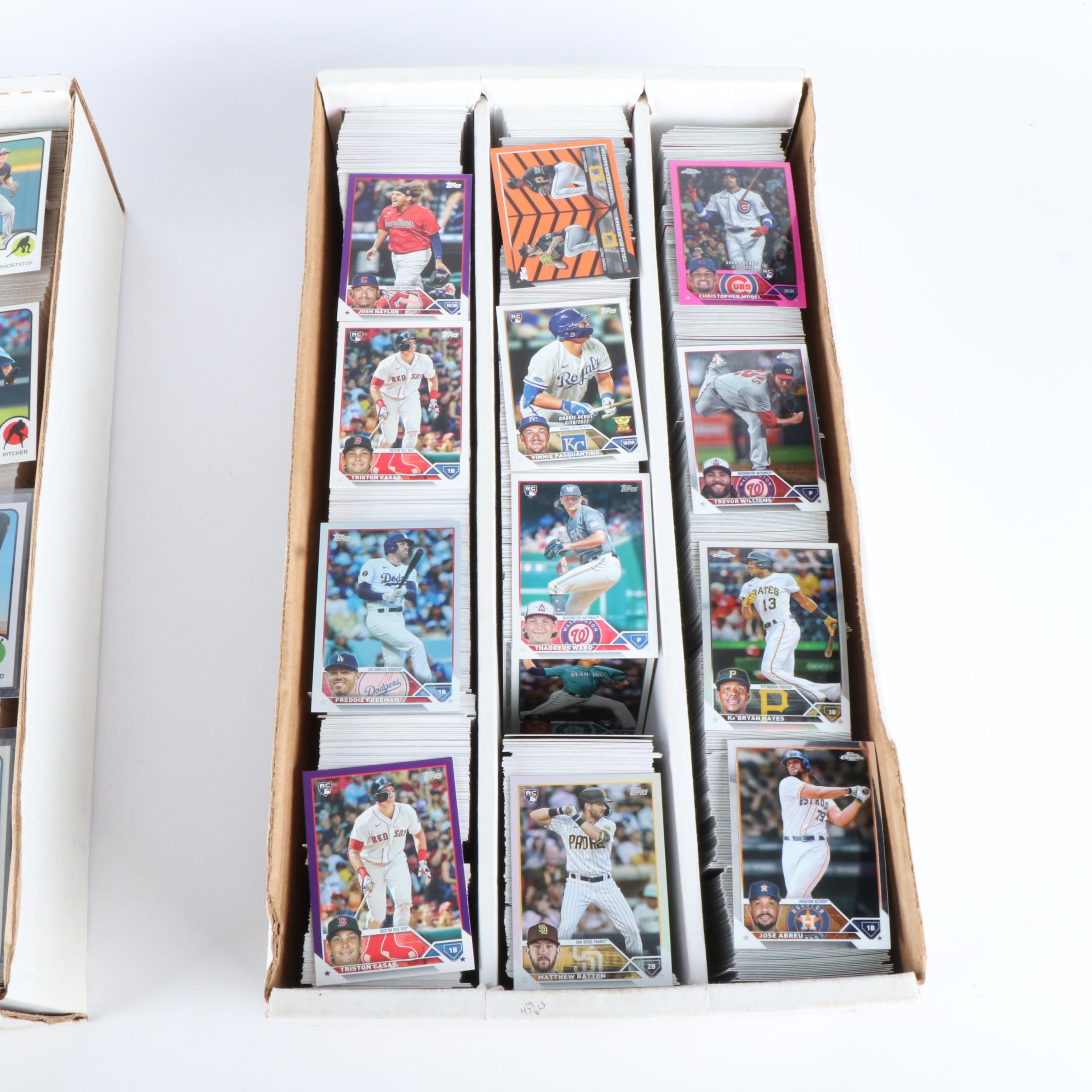 Topps Heritage with Other Baseball Cards Featuring Julio Rodriguez Rookie & More