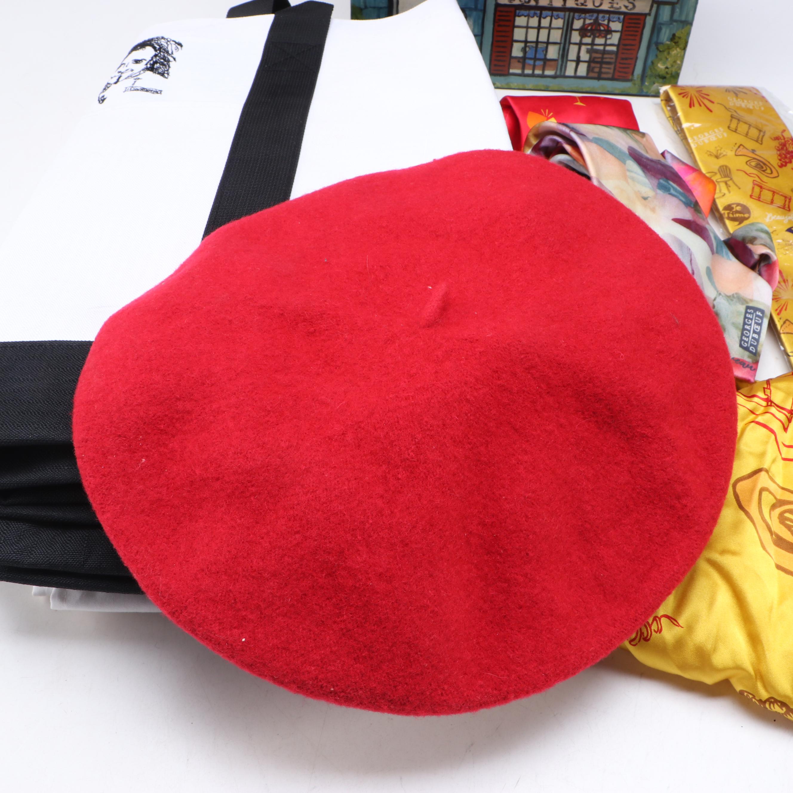 Jean-Robert de Cavel Branded Chef Coats /Totes, Georges Duboeuf Silk Ties, More