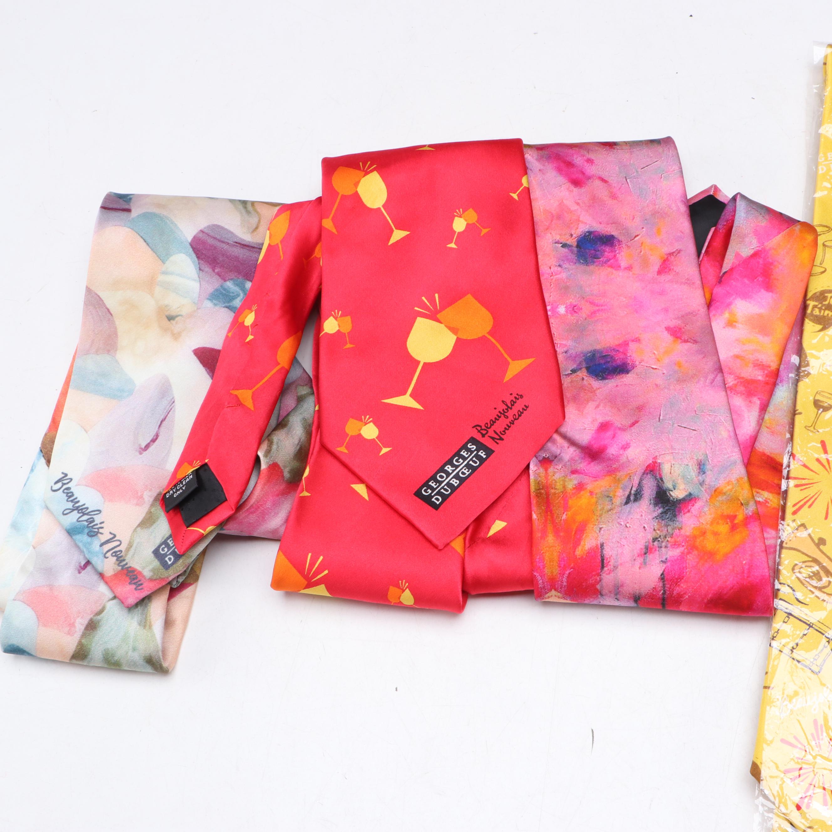 Jean-Robert de Cavel Branded Chef Coats /Totes, Georges Duboeuf Silk Ties, More