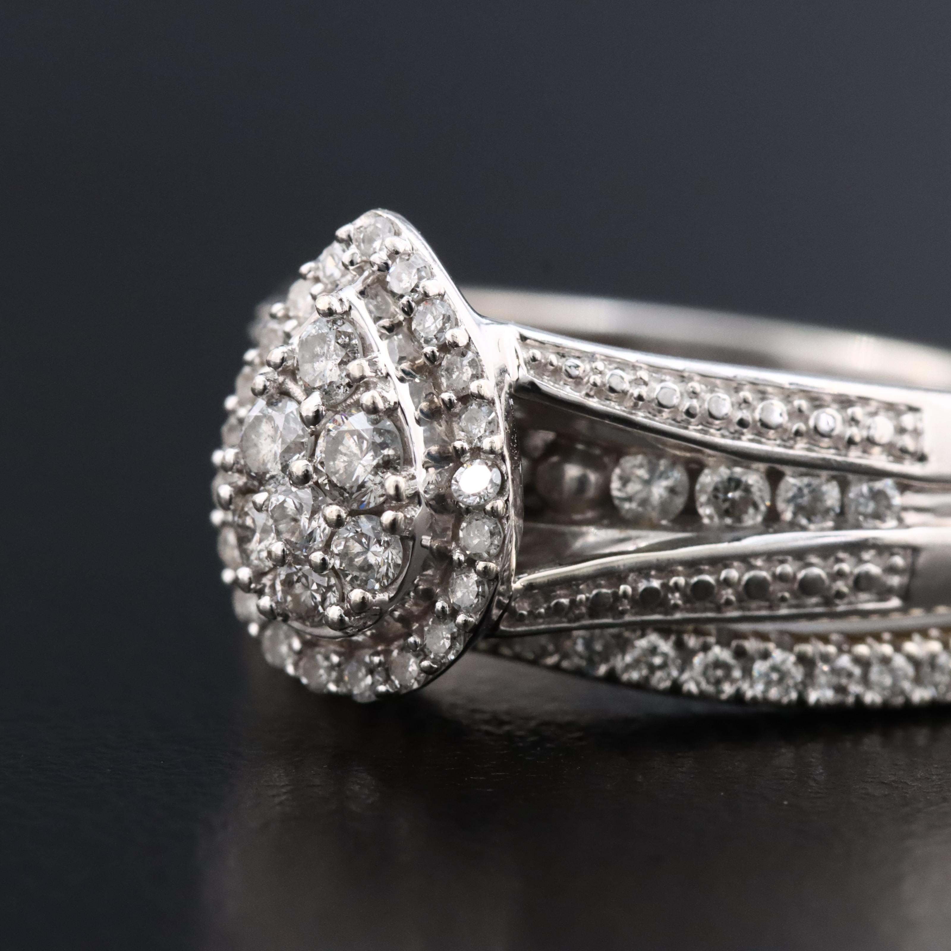 10K 0.59 CTW Diamond Ring Set