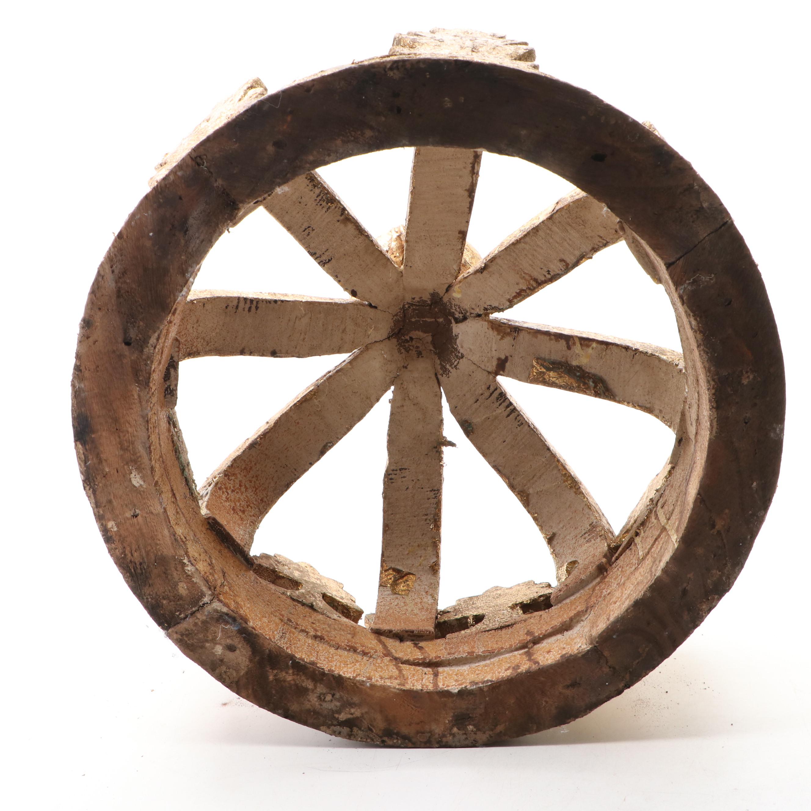 Spanish Giltwood Santos Ornamental Crown