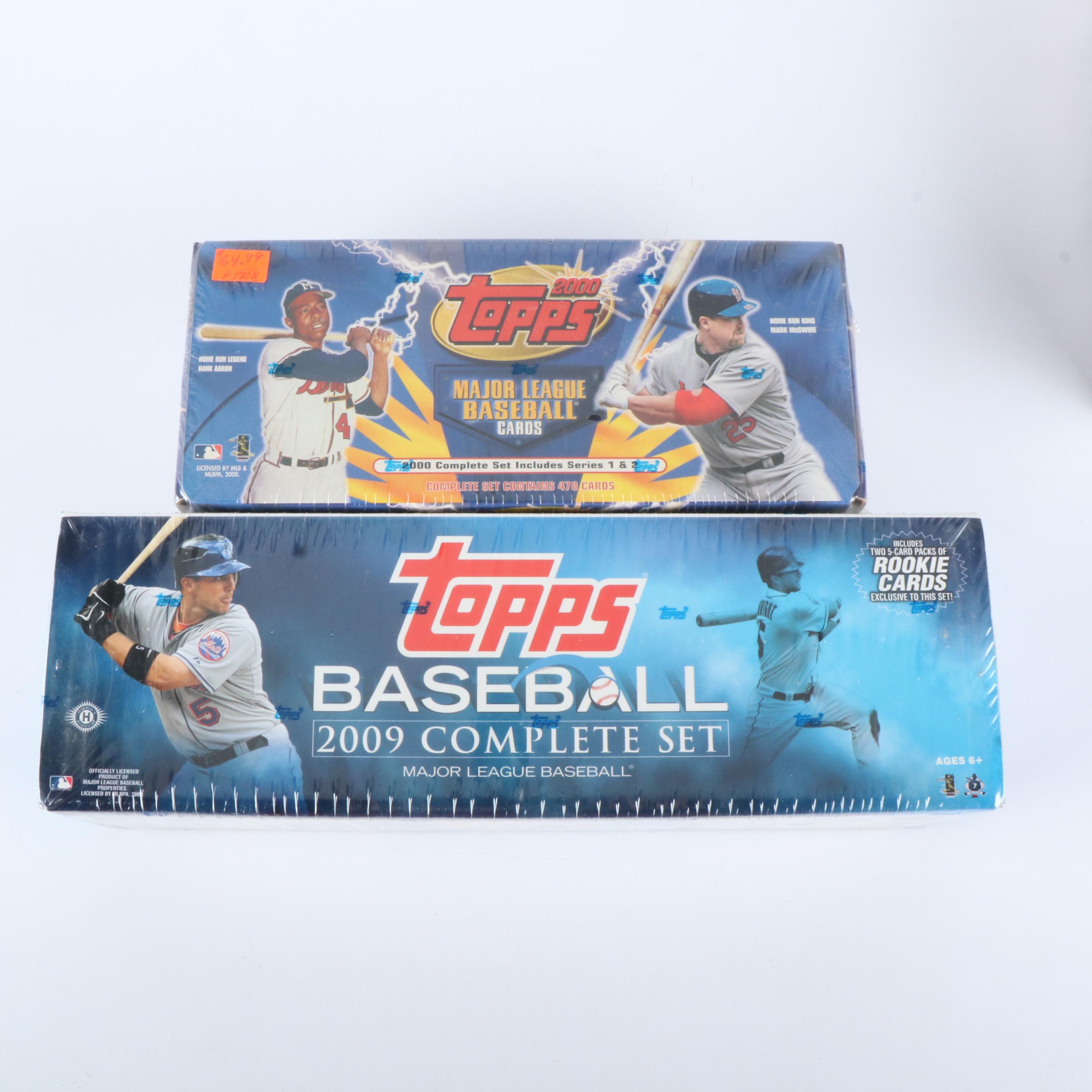 Sealed Topps Baseball Card Sets Featuring Mickey Mantle and More, 2000-2016