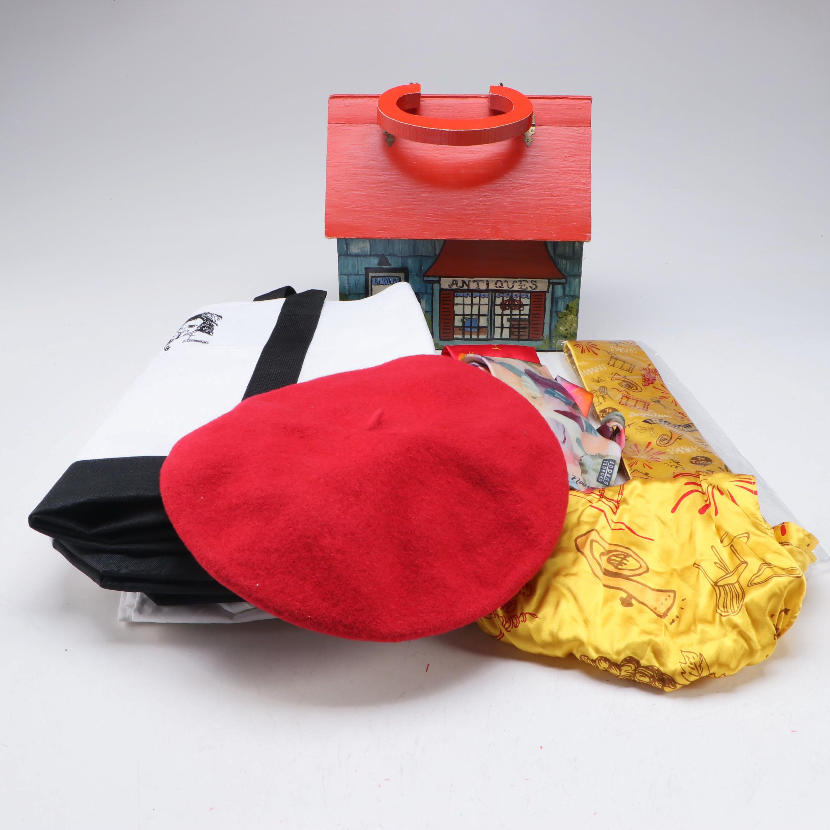 Jean-Robert de Cavel Branded Chef Coats /Totes, Georges Duboeuf Silk Ties, More