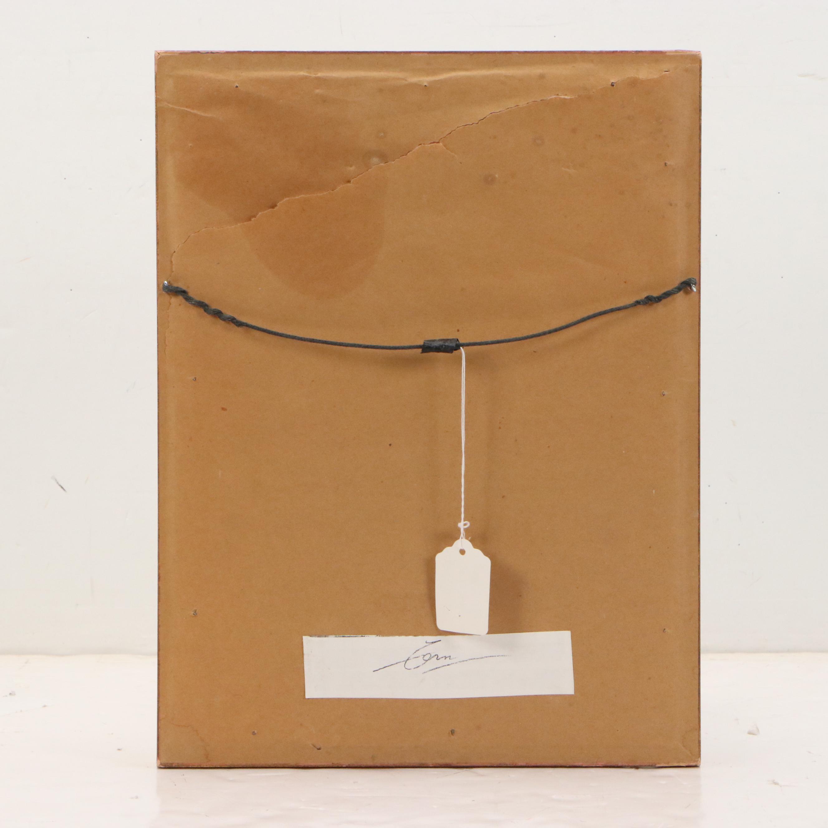 Anders Zorn Etching from Canceled Plate "The Model"