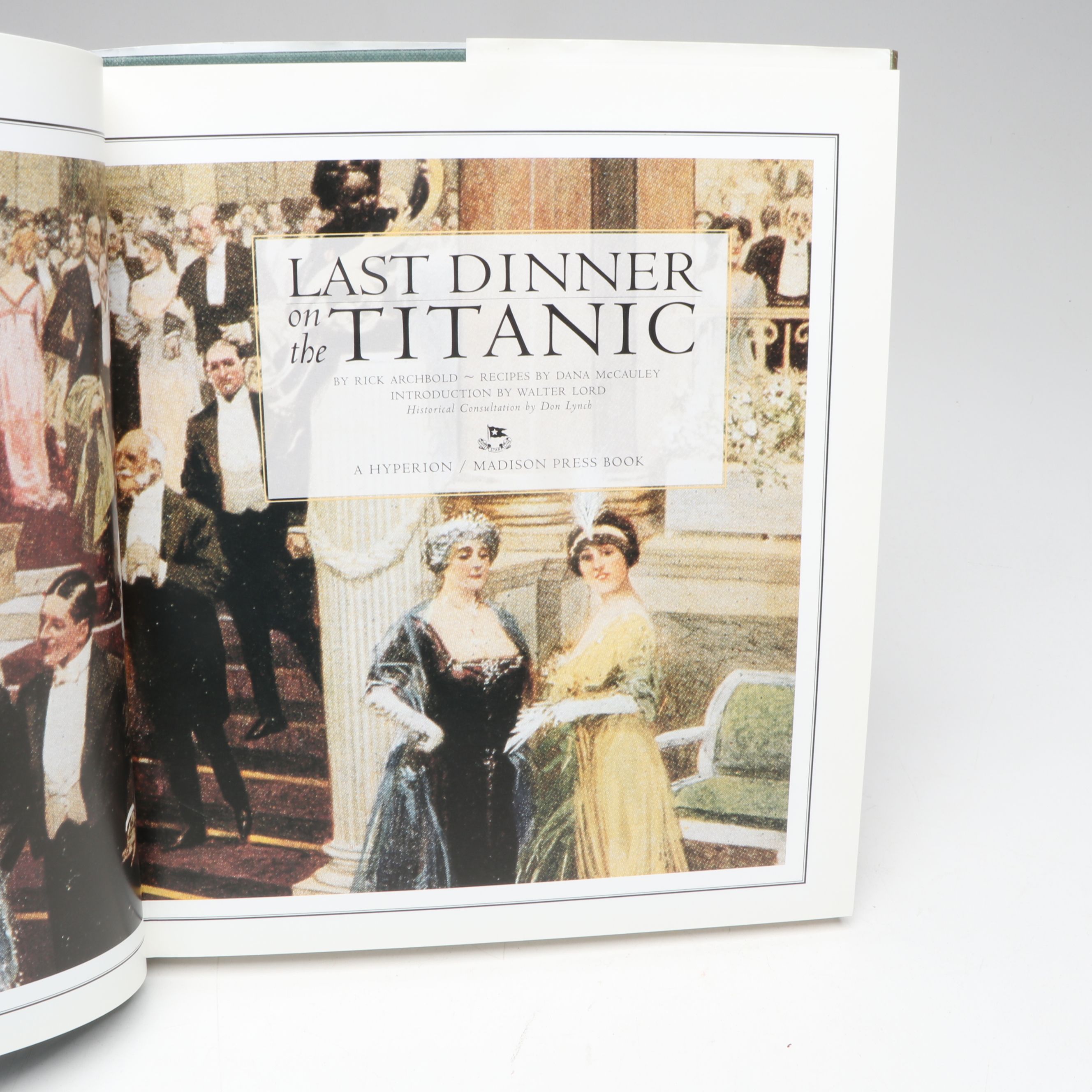 RMS Titanic Replica Captain's Hat, Medals, Model, CD and Book